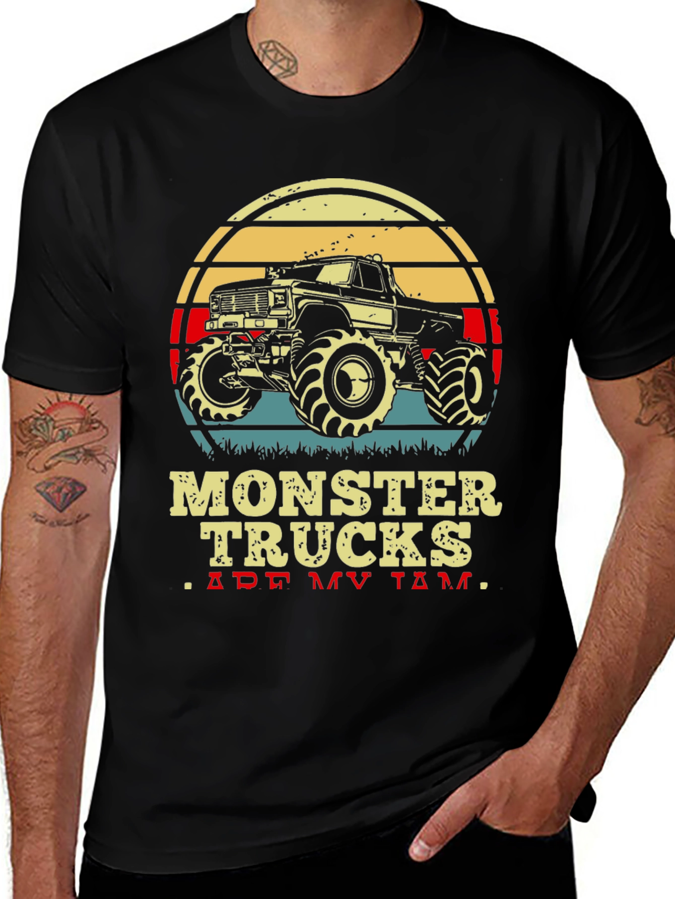 Variant 22 of Monster Truck Graphic Tee - Vintage Style