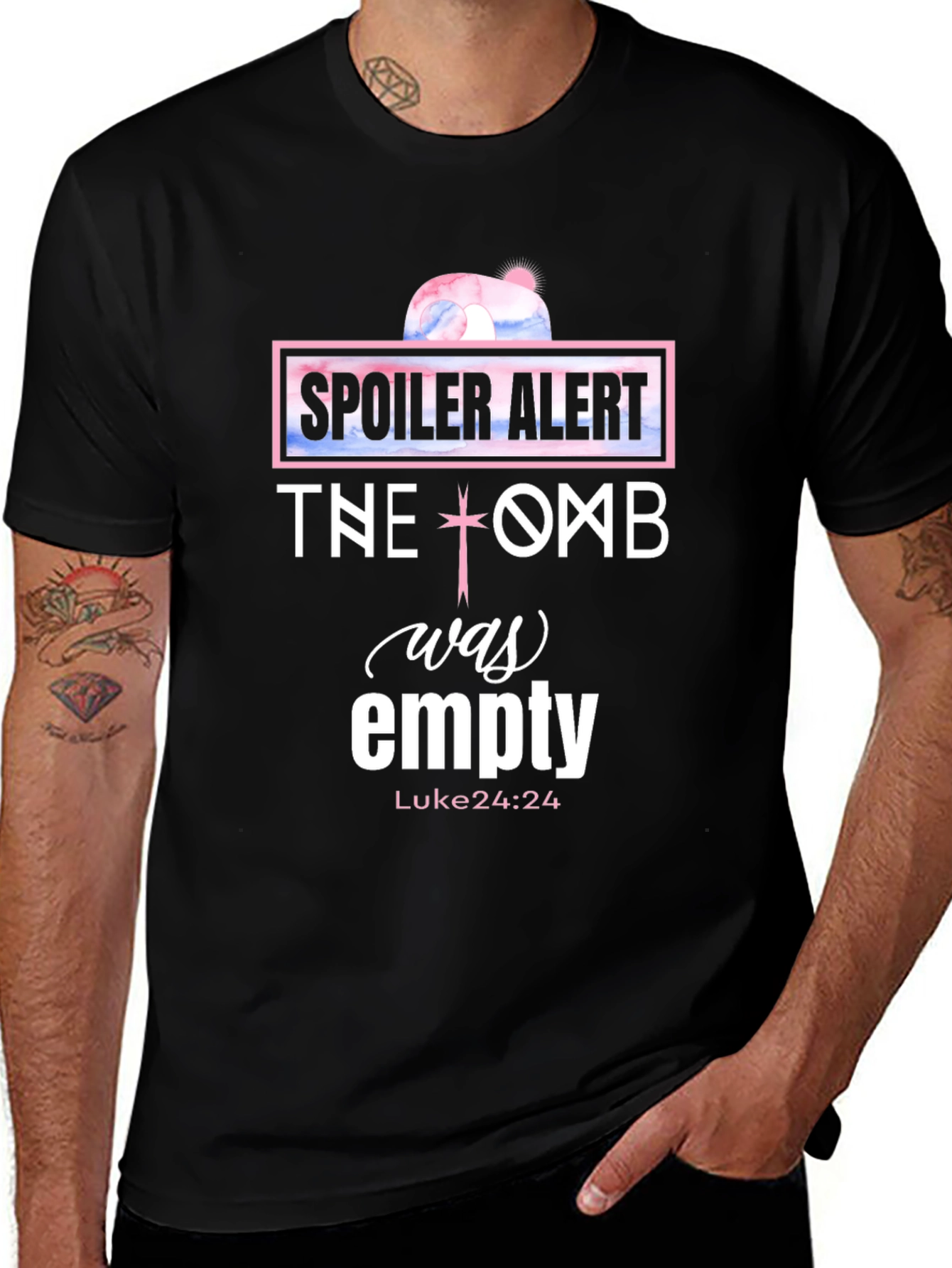 Variant 15 of Spoiler Alert Empty Tomb Easter T-Shirt