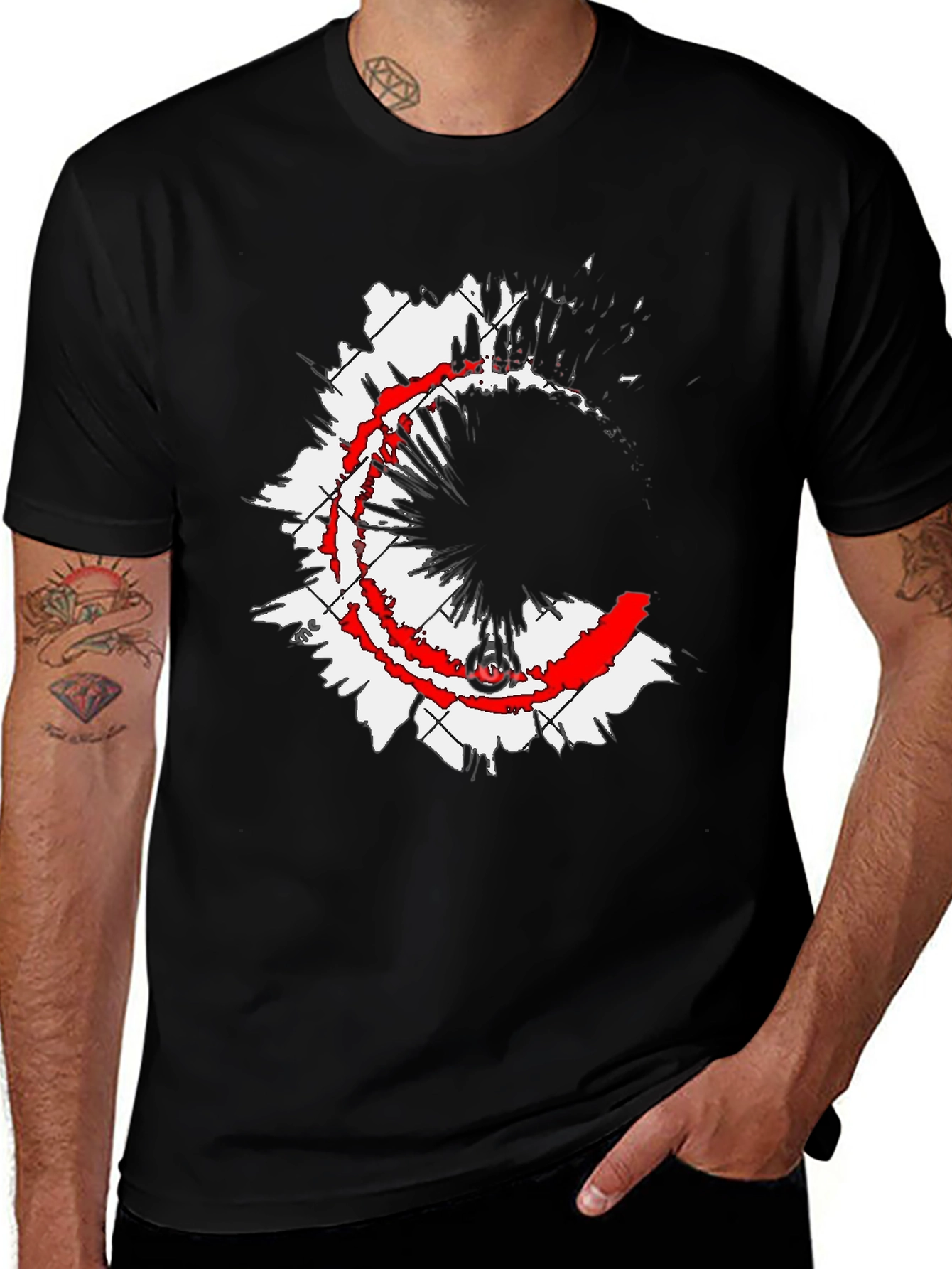 Variant 6 of Graphic Print Crew Neck T-Shirt