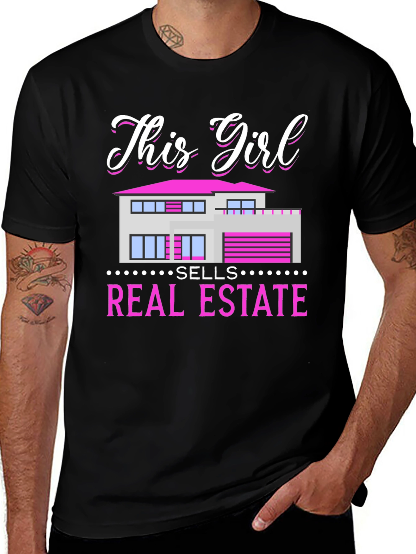 Variant 9 of This Girl Sells Real Estate T-Shirt