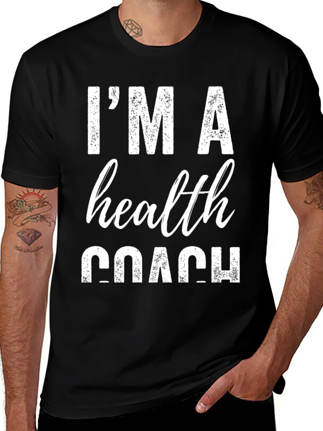 Variant 24 of Health Coach T-Shirt - Motivational Fitness Tee