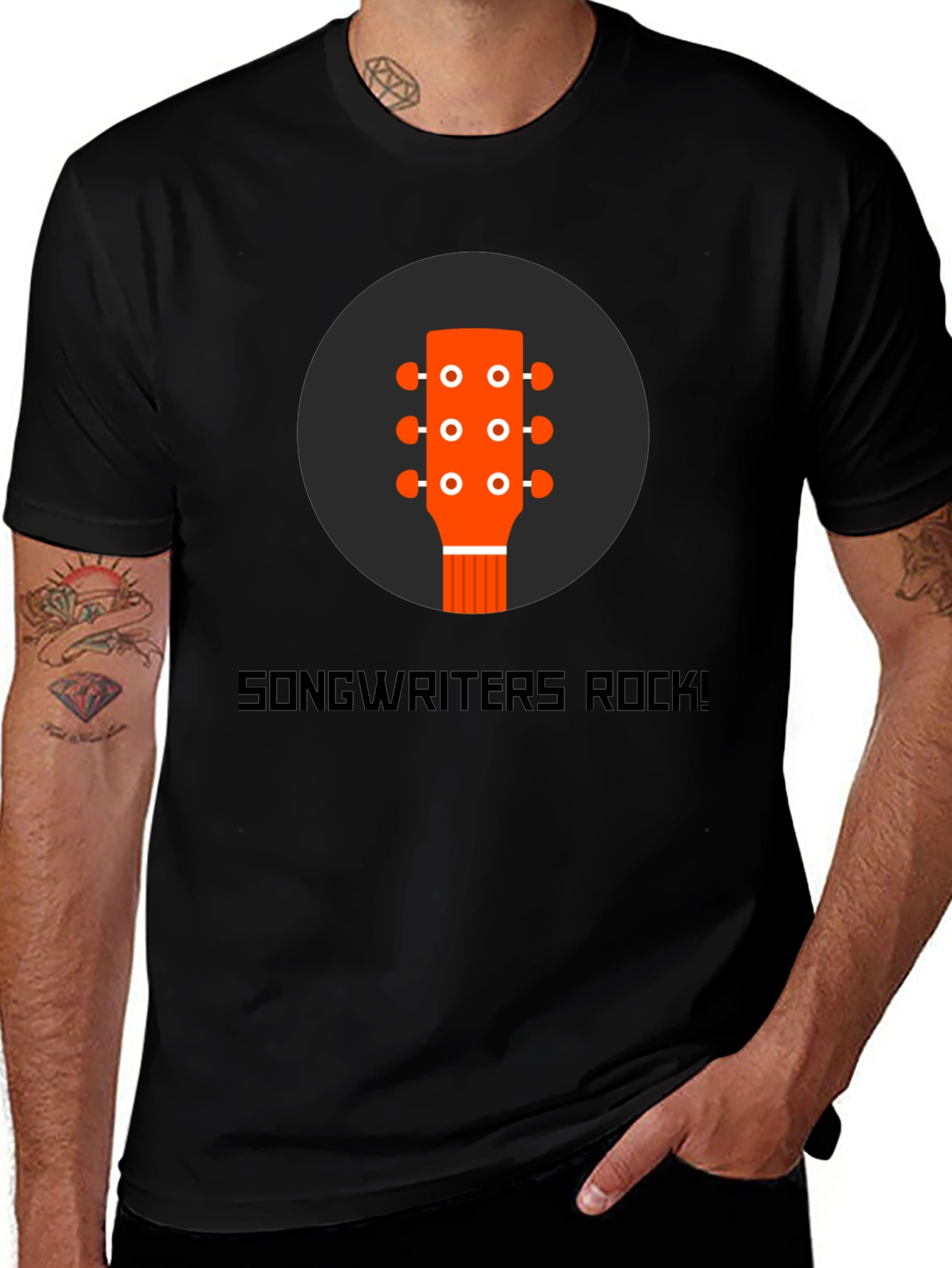 Variant 25 of Songwriters Rock Graphic T-Shirt - Music Lover Tee
