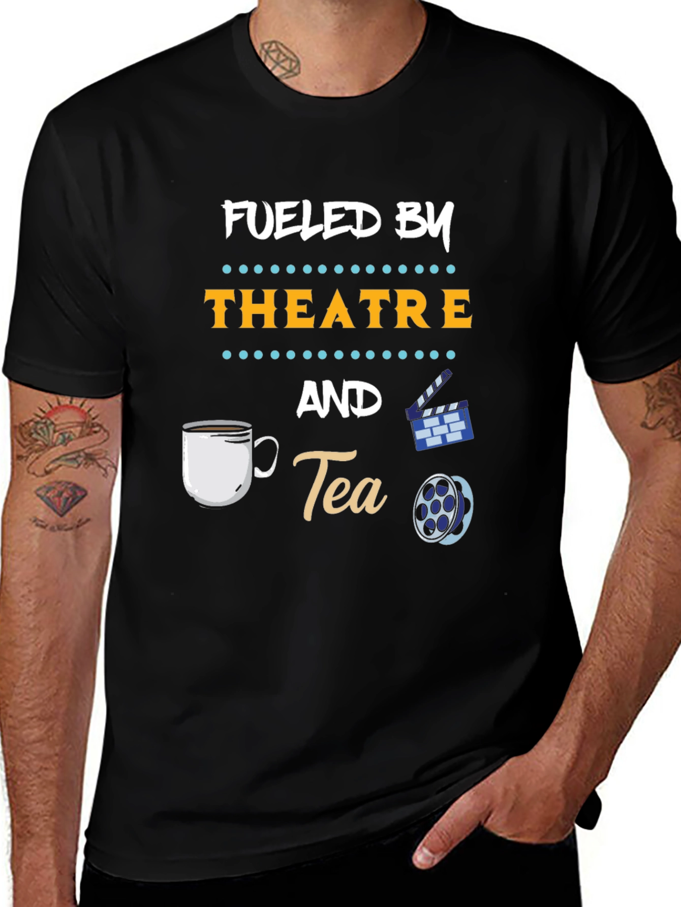 Variant 21 of Fueled By Theatre and Tea Graphic T-Shirt