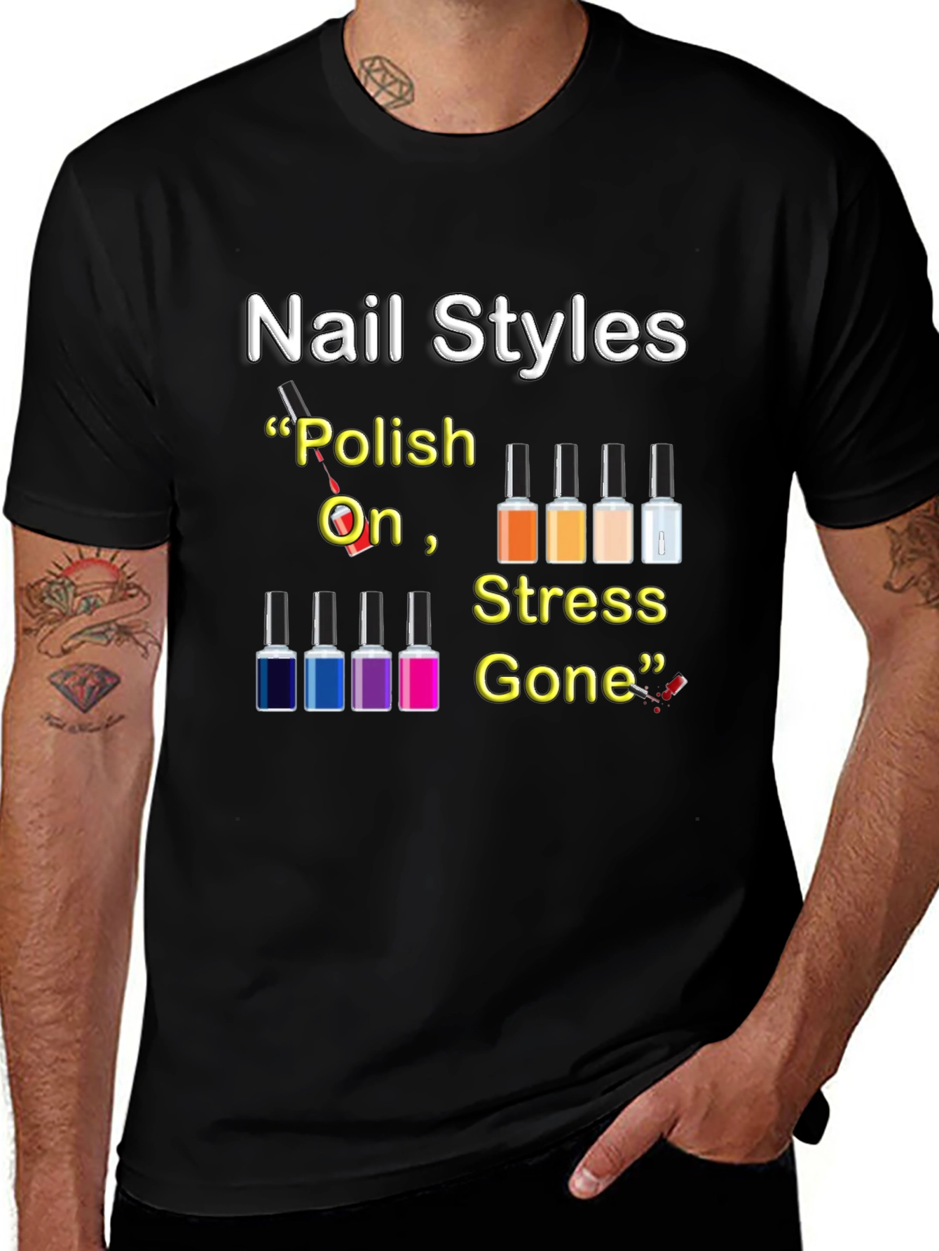 Variant 16 of Nail Polish Lover T-Shirt