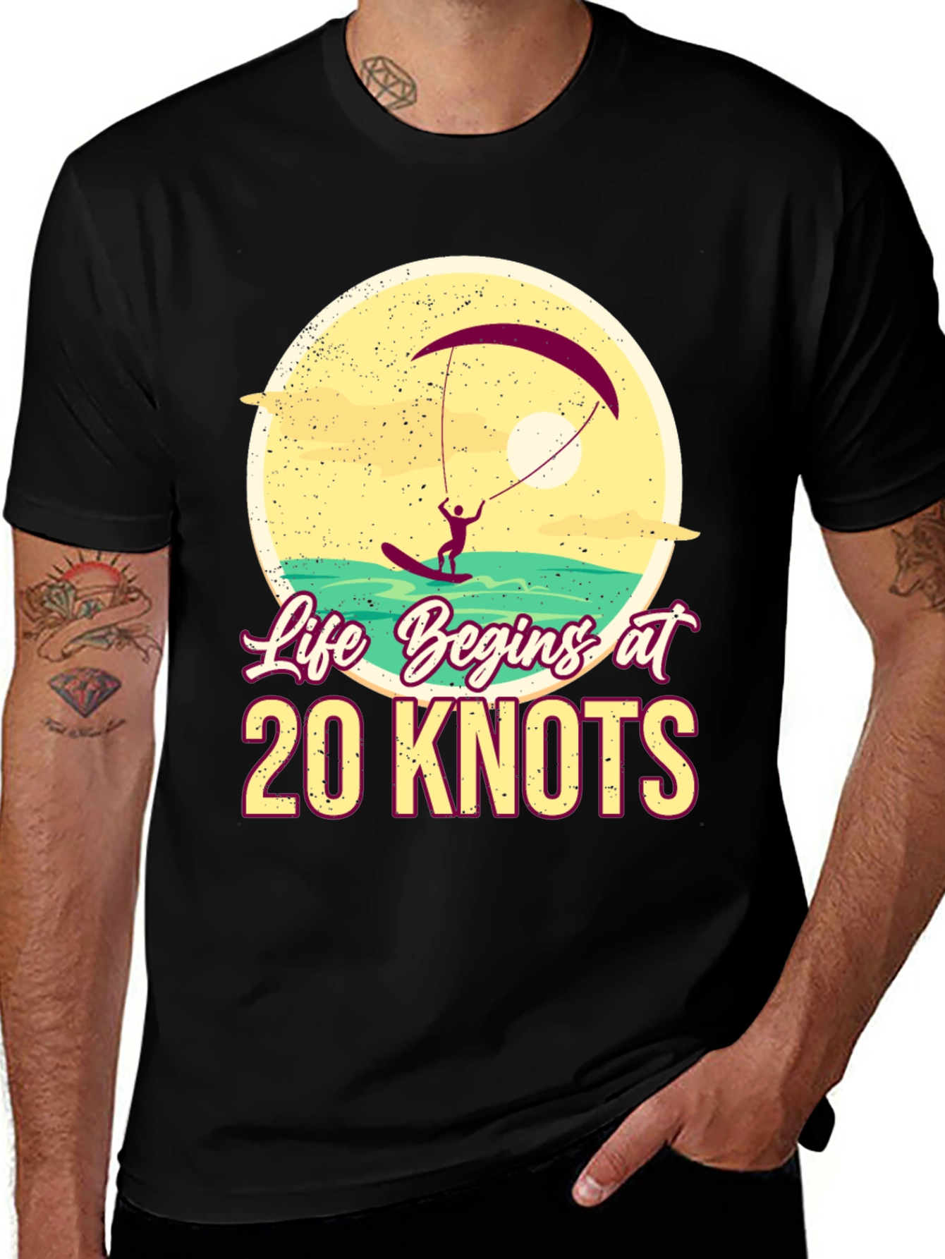 Variant 16 of Life Begins at 20 Knots T-Shirt