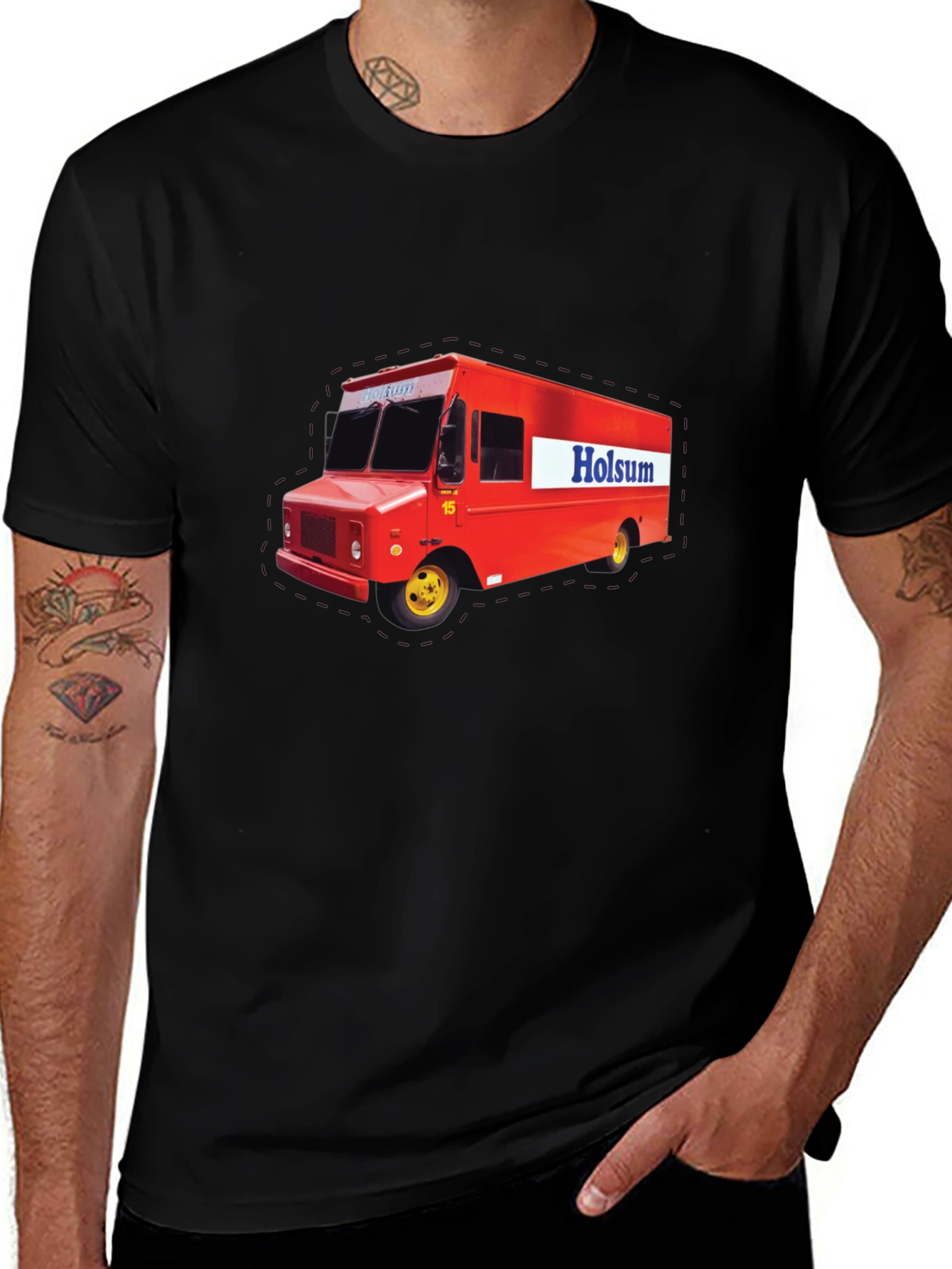 Variant 29 of Holsum Bread Truck T-Shirt - Retro Delivery Vehicle Tee