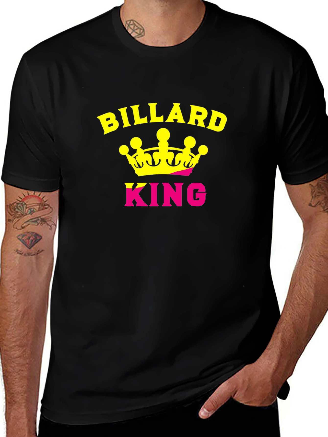 Variant 26 of Billiard King Graphic T-Shirt