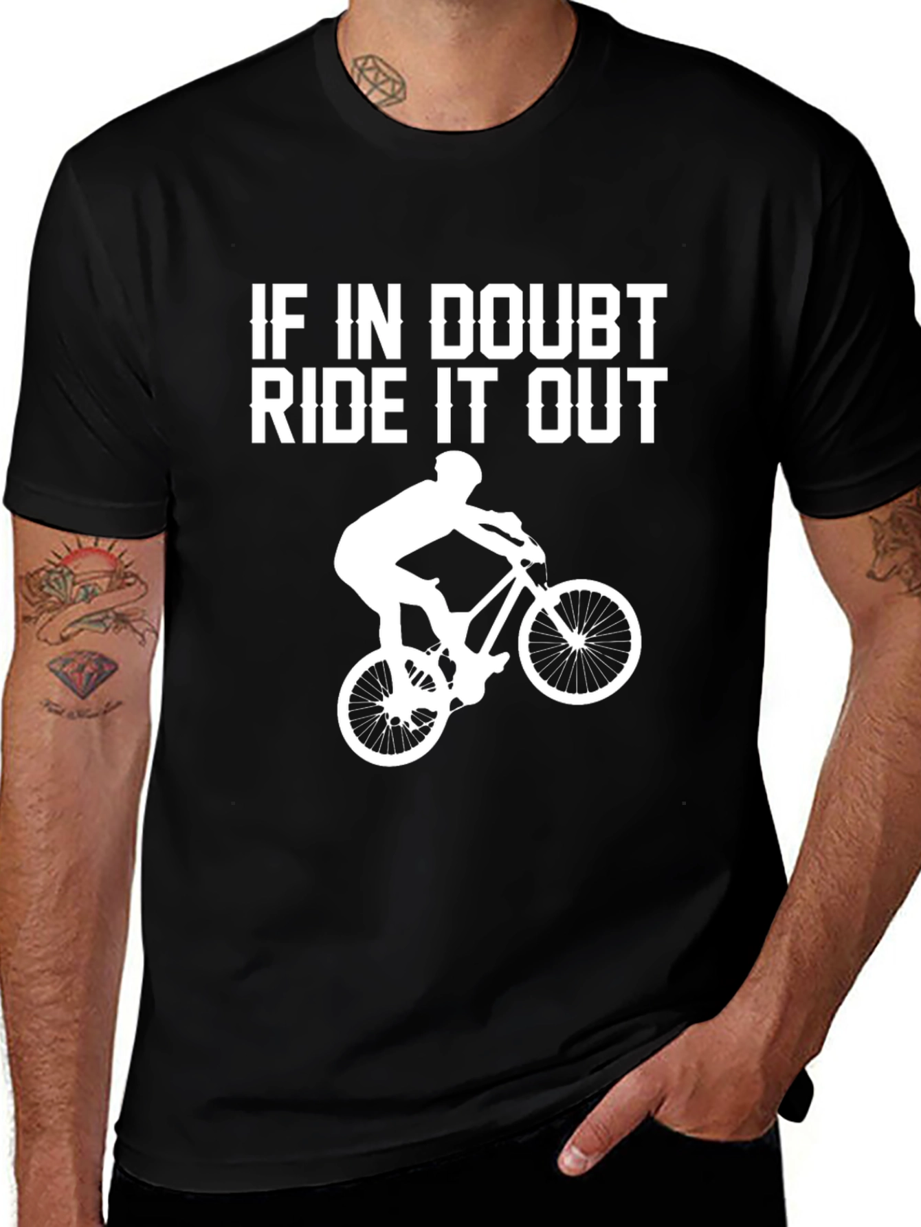 Ride It Out T-Shirt: Mountain Biking Tee for Adventure Seekers