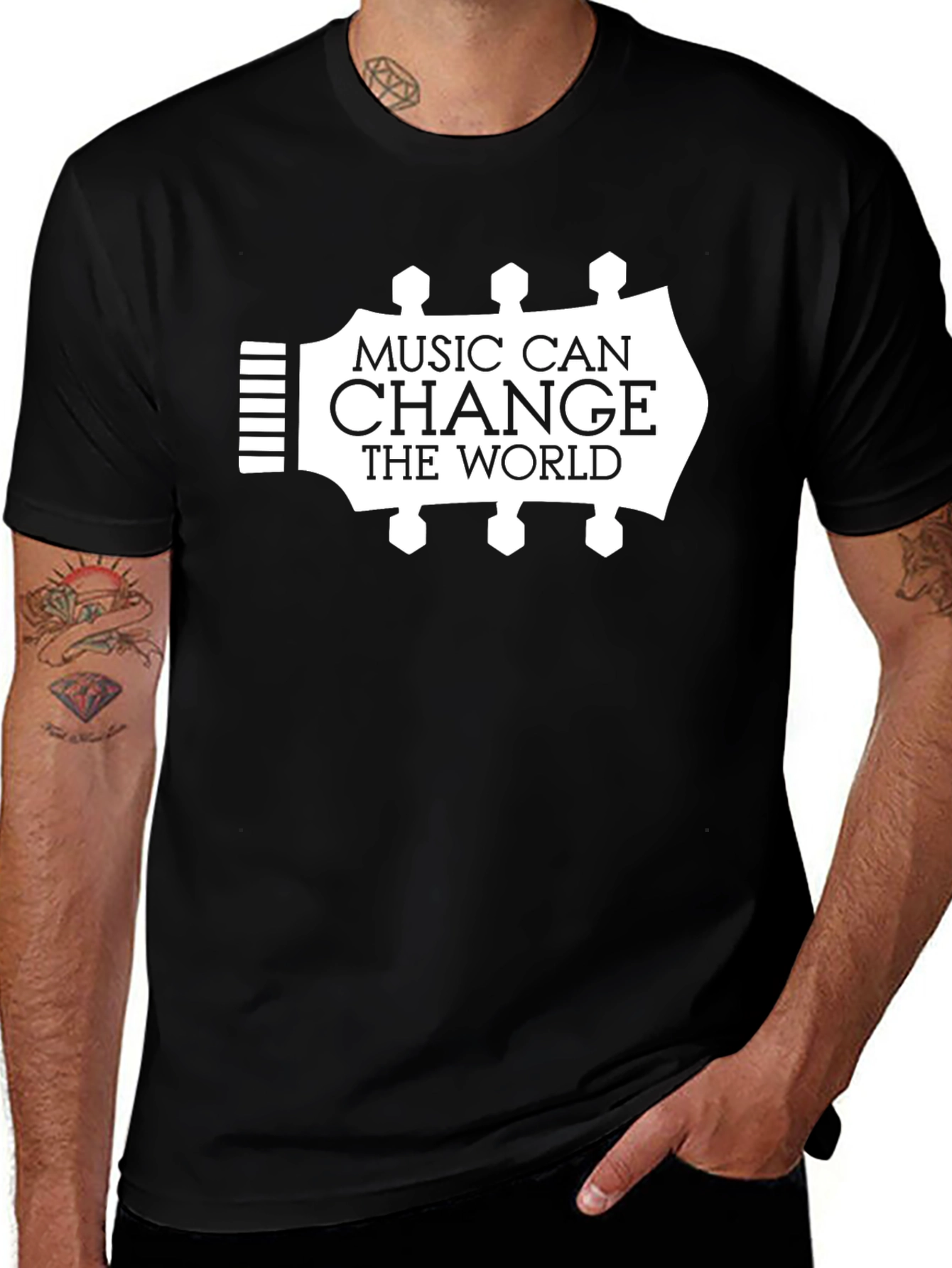 Variant 26 of Music Can Change The World T-Shirt