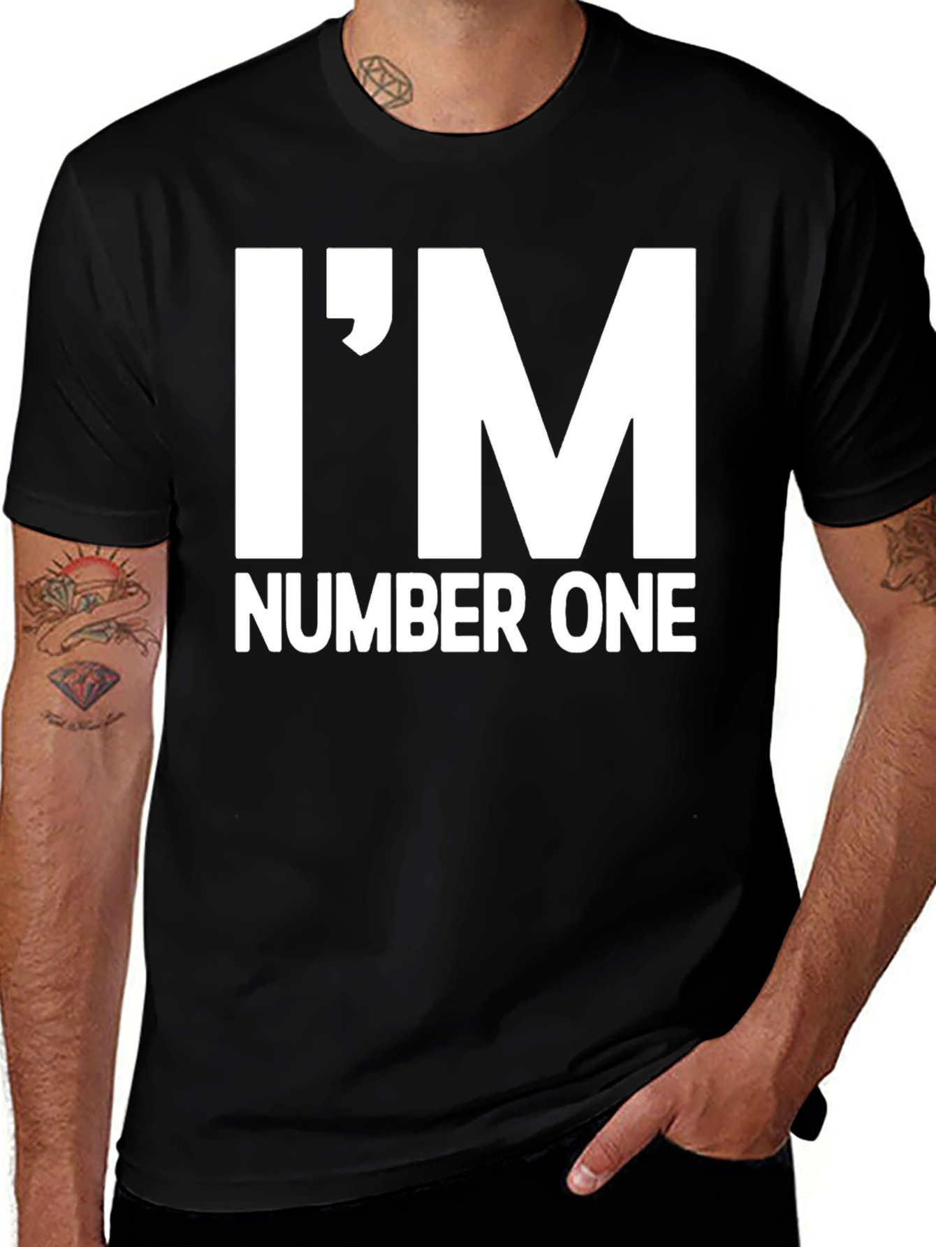 I'm Number One Graphic T-Shirt - Bold Statement Tee