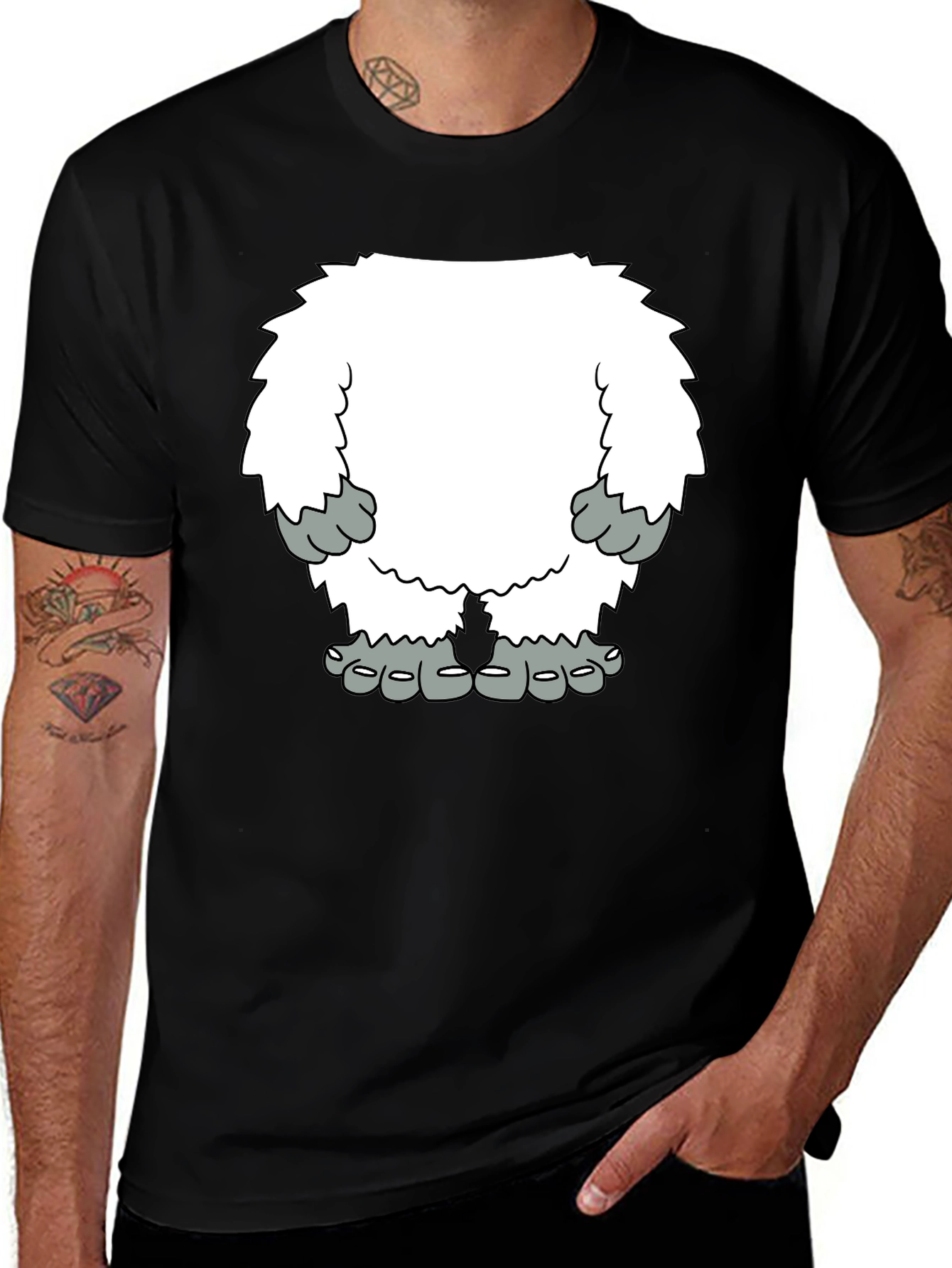 Yeti Monster Costume T-Shirt - Adult Sizes