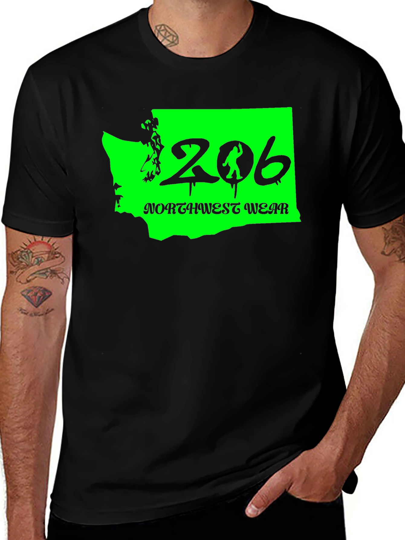Northwest Wear 206 State Pride T-Shirt