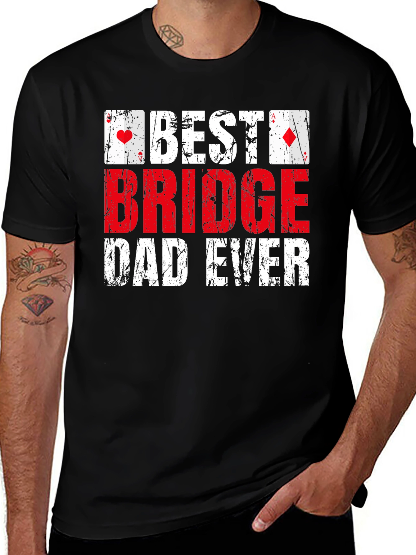 Variant 9 of Best Bridge Dad Ever T-Shirt
