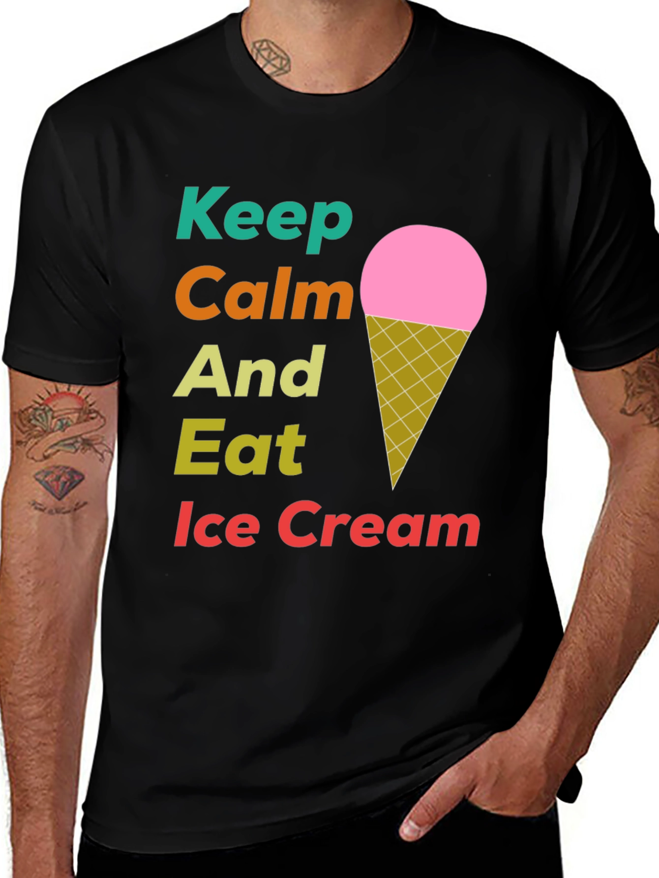 Variant 17 of Keep Calm Eat Ice Cream T-Shirt