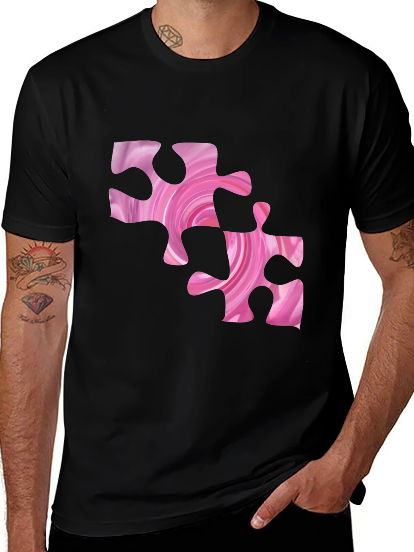 Variant 11 of Puzzle Piece Graphic Tee - Unisex