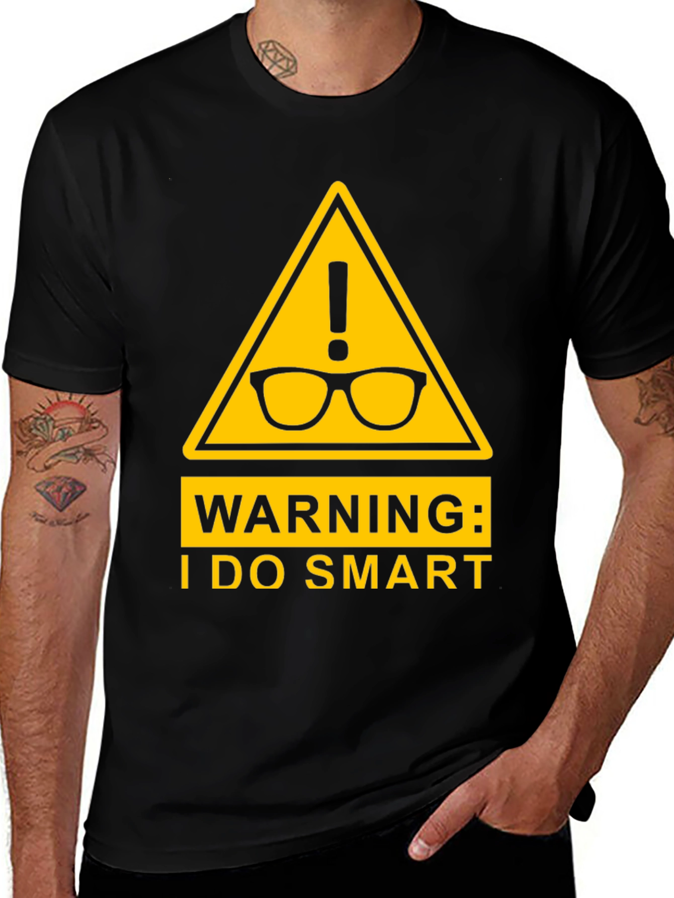Variant 9 of Warning I Do Smart T-Shirt