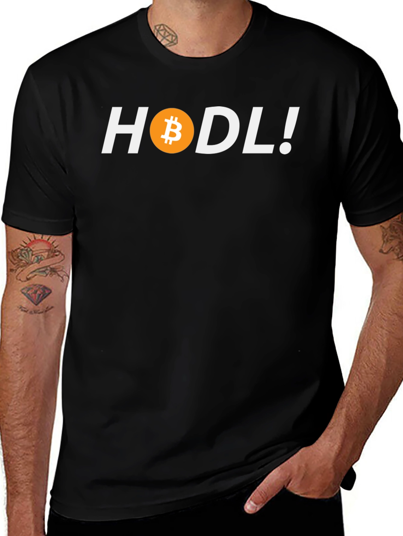 HODL Bitcoin Graphic Tee - Crypto Investor T-Shirt