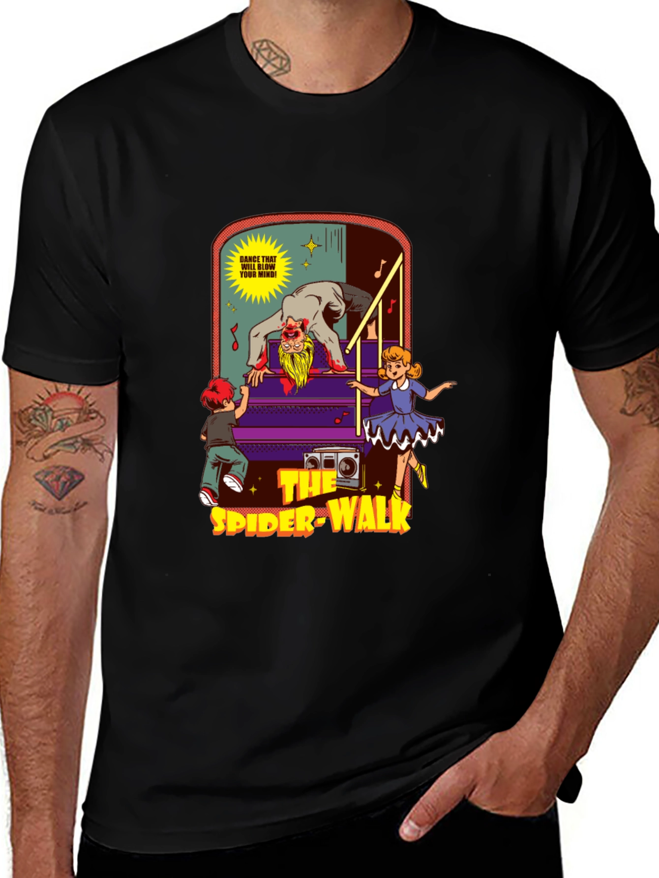 Variant 6 of The Spider-Walk Graphic T-Shirt