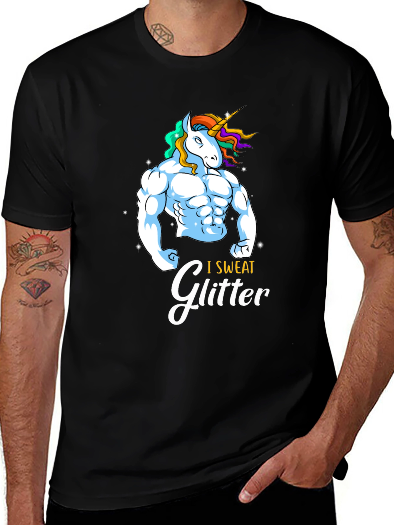 Variant 29 of I Sweat Glitter Graphic T-Shirt
