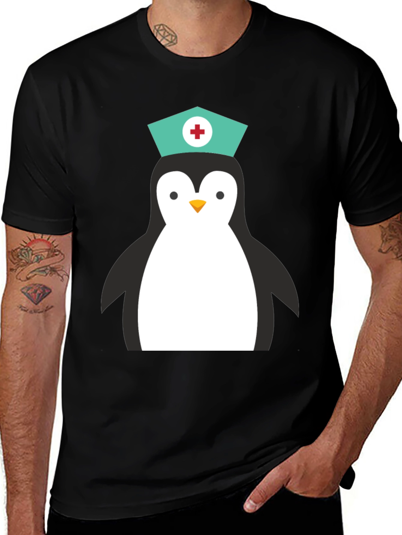 Variant 7 of Nurse Penguin Graphic T-Shirt