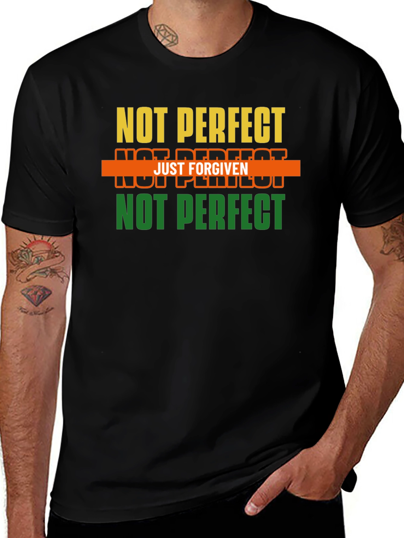 Variant 13 of Not Perfect Just Forgiven Graphic Tee