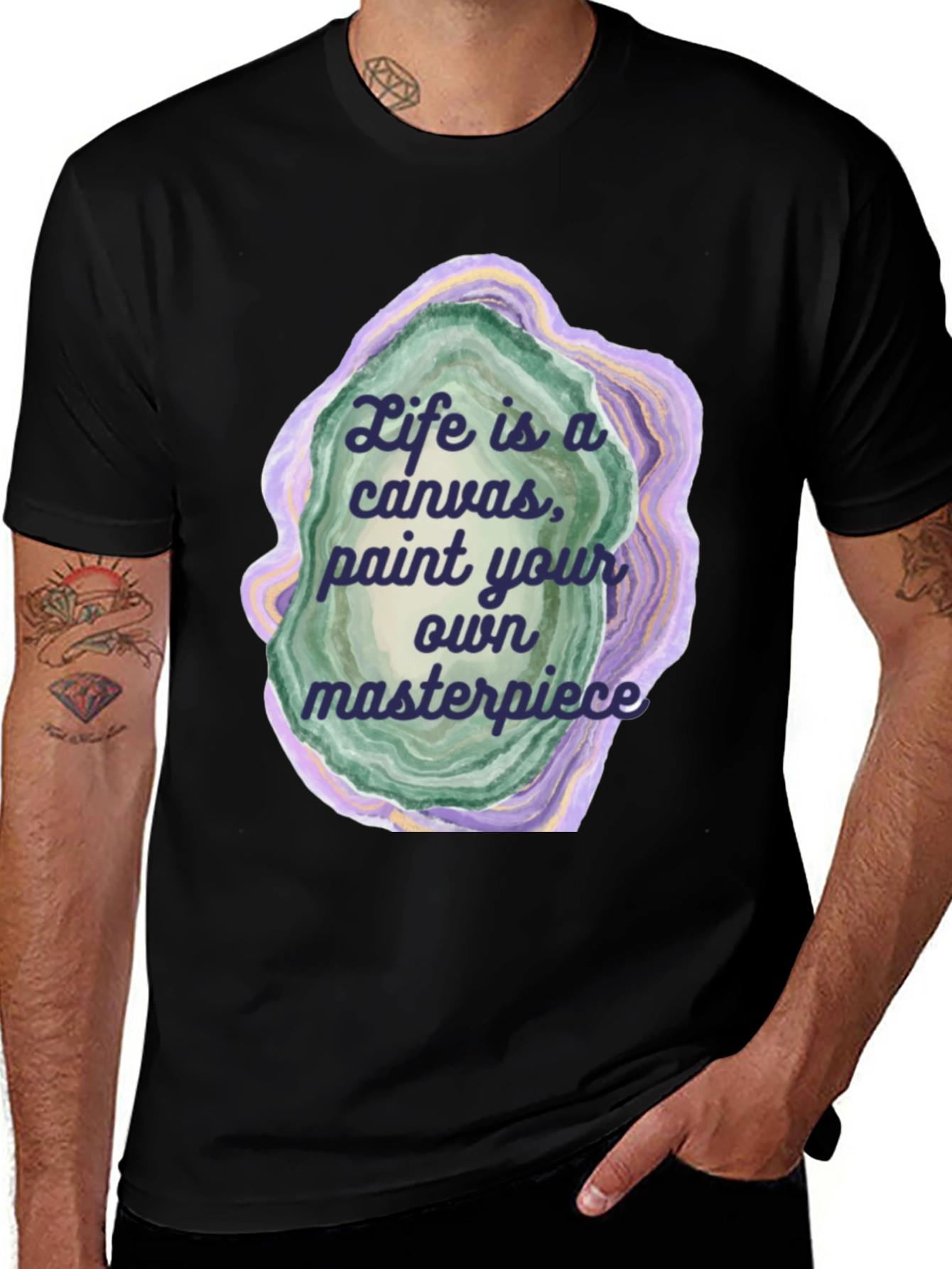 Variant 20 of Inspirational Canvas Graphic Tee