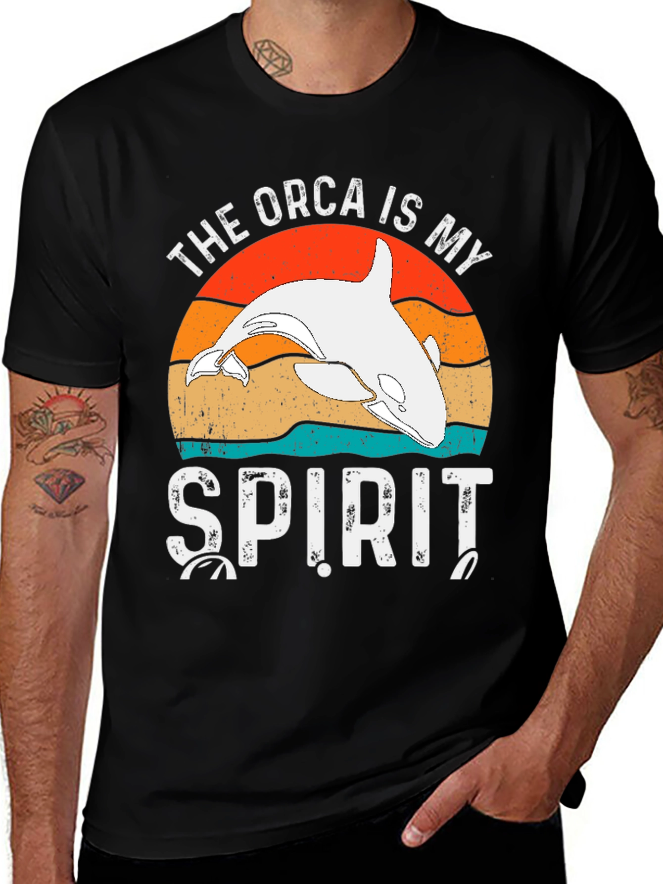 Orca Spirit T-Shirt - Killer Whale Graphic Tee