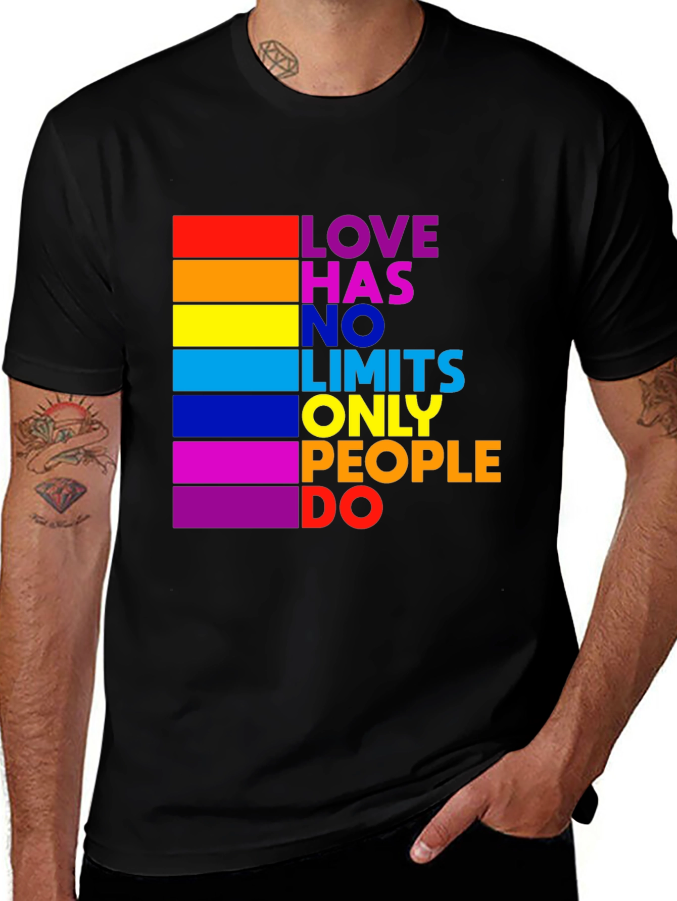 Variant 13 of Love Has No Limits Pride T-Shirt