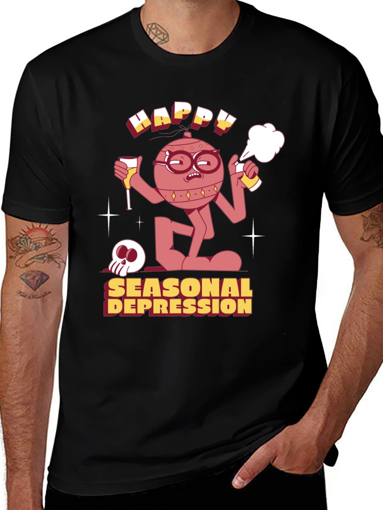 Variant 18 of Happy Seasonal Depression Graphic Tee