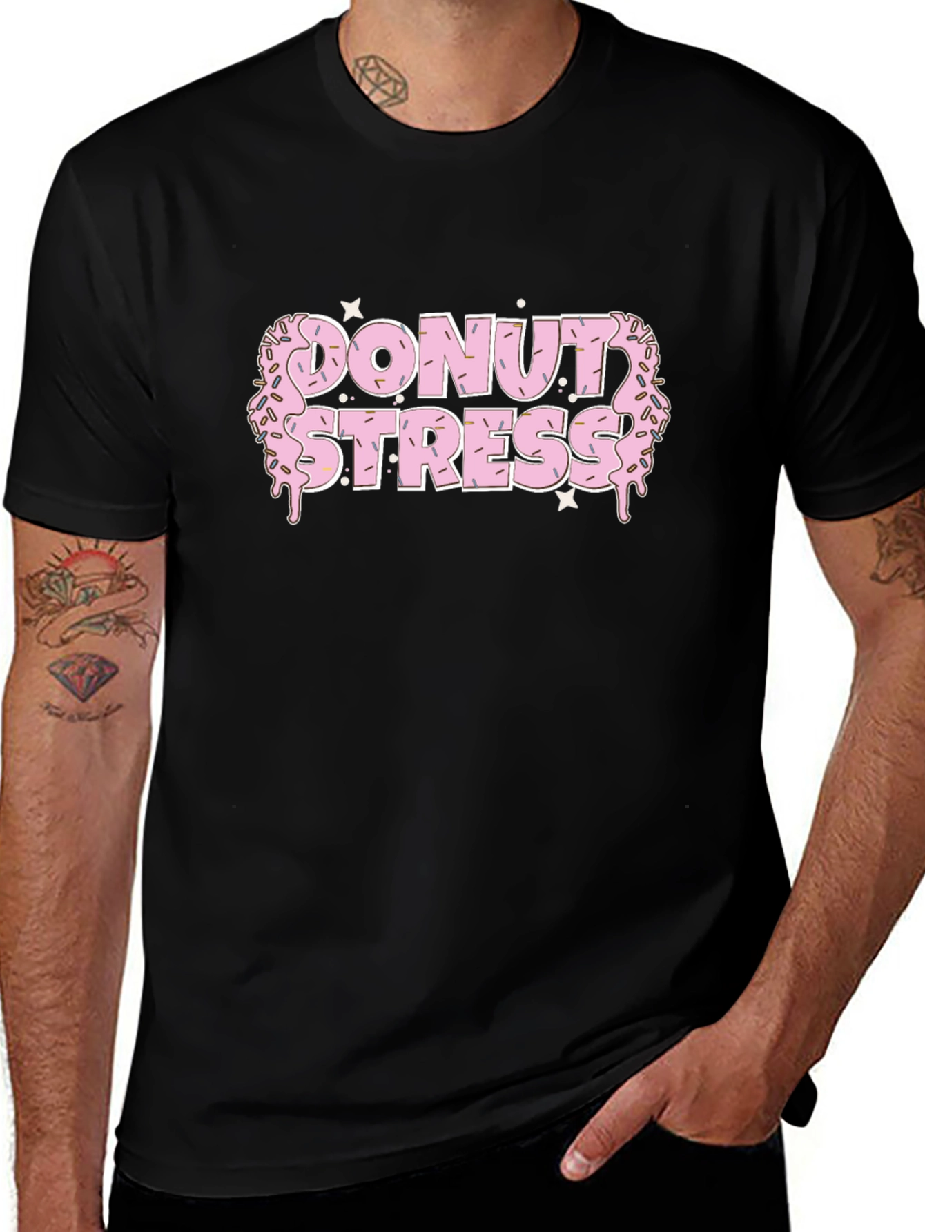 Variant 7 of Donut Stress T-Shirt - Funny Graphic Tee