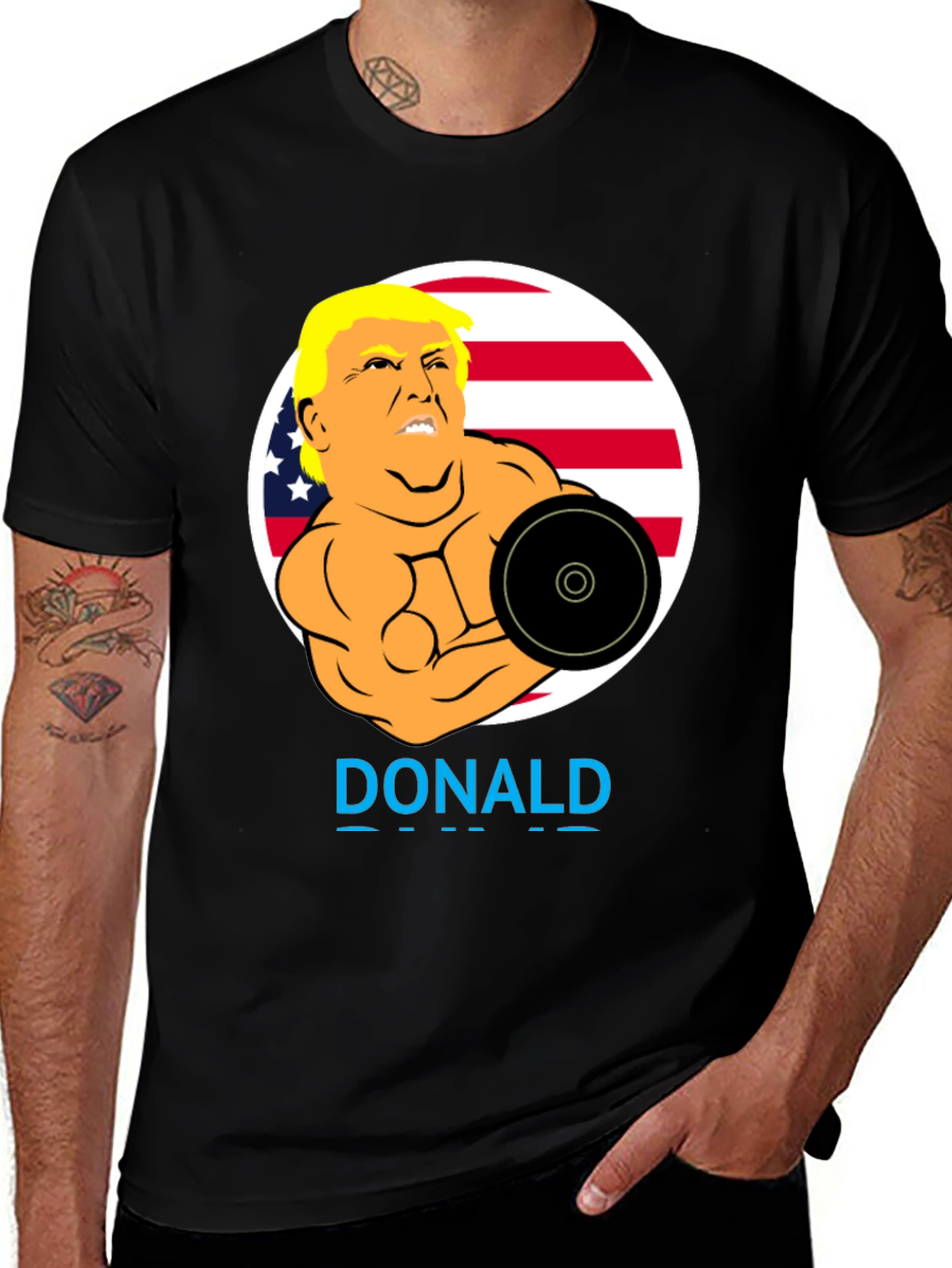 Variant 3 of Trump Strongman T-Shirt