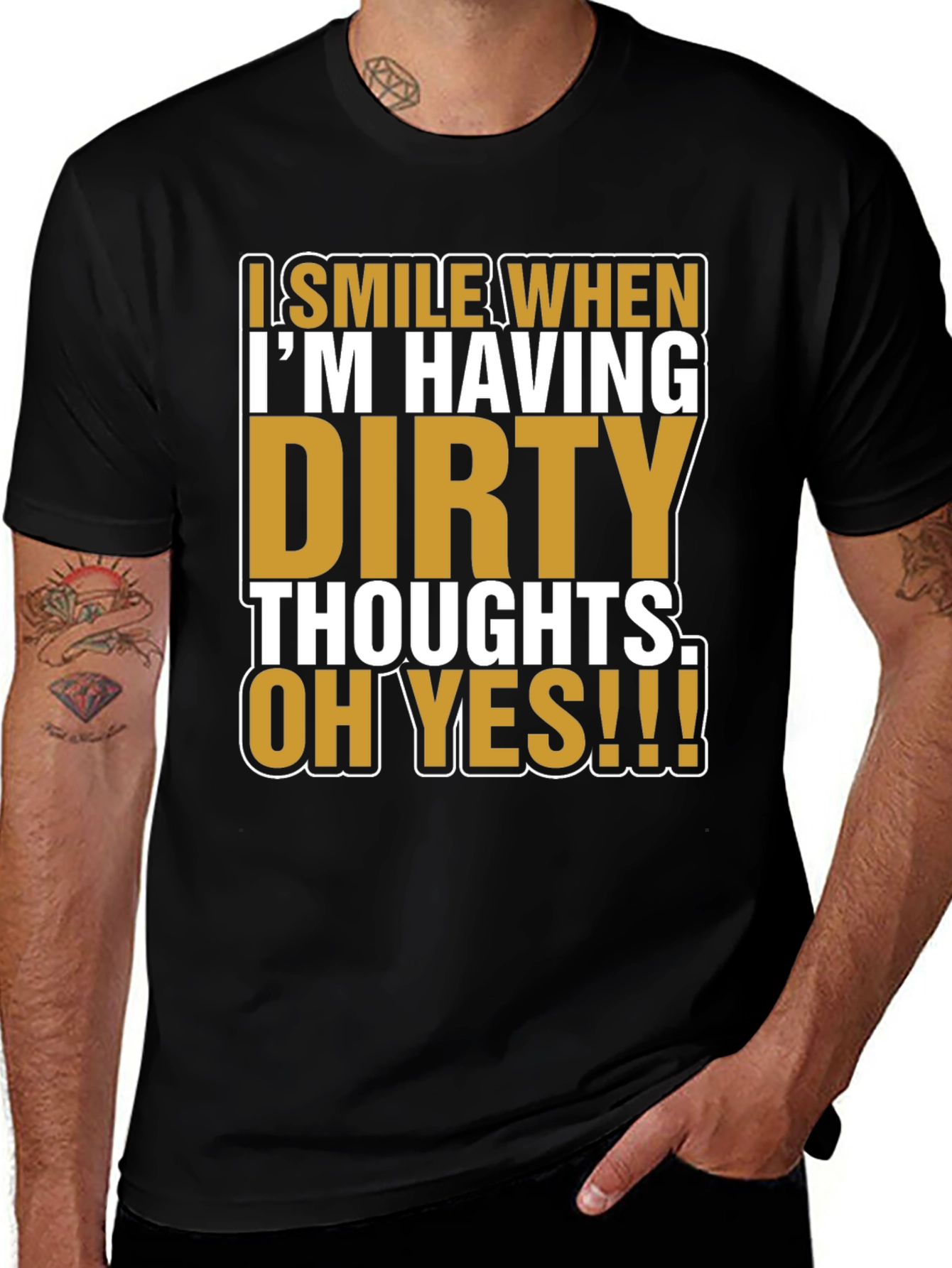 Variant 22 of Dirty Thoughts T-Shirt - Funny Adult Humor Tee