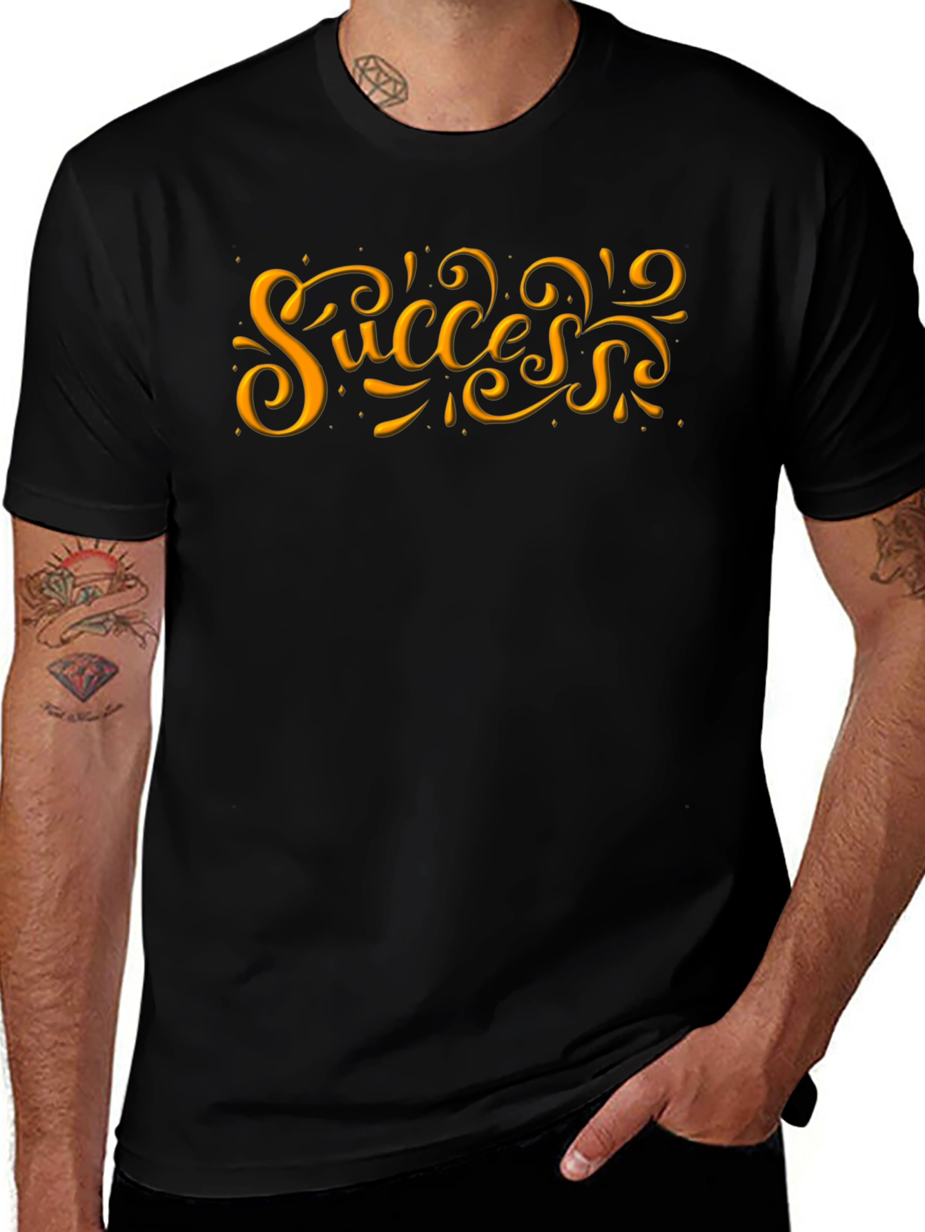 Variant 18 of Success Graphic Tee - Motivational Men's T-Shirt
