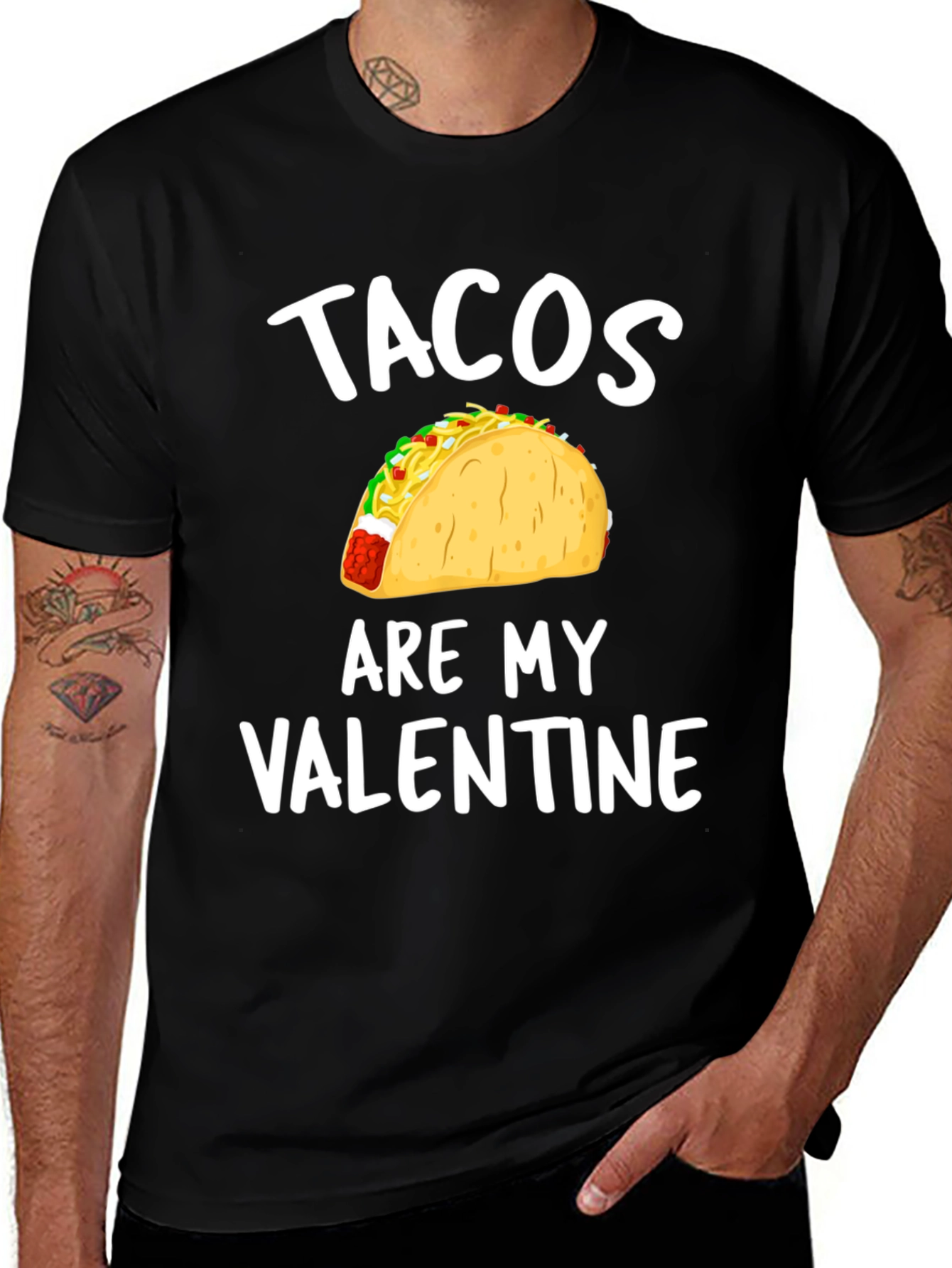 Variant 21 of Tacos Are My Valentine - Funny T-Shirt