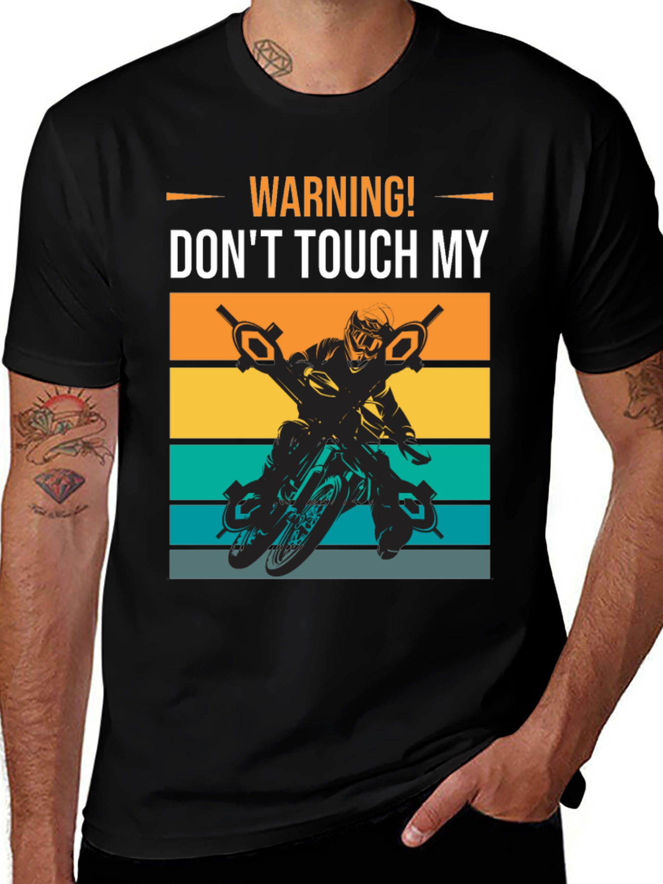 Variant 11 of Warning! Don't Touch My Ride Graphic Tee