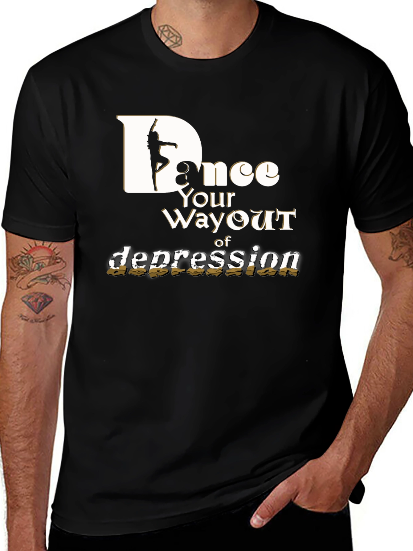Variant 6 of Dance Your Way Out of Depression T-Shirt