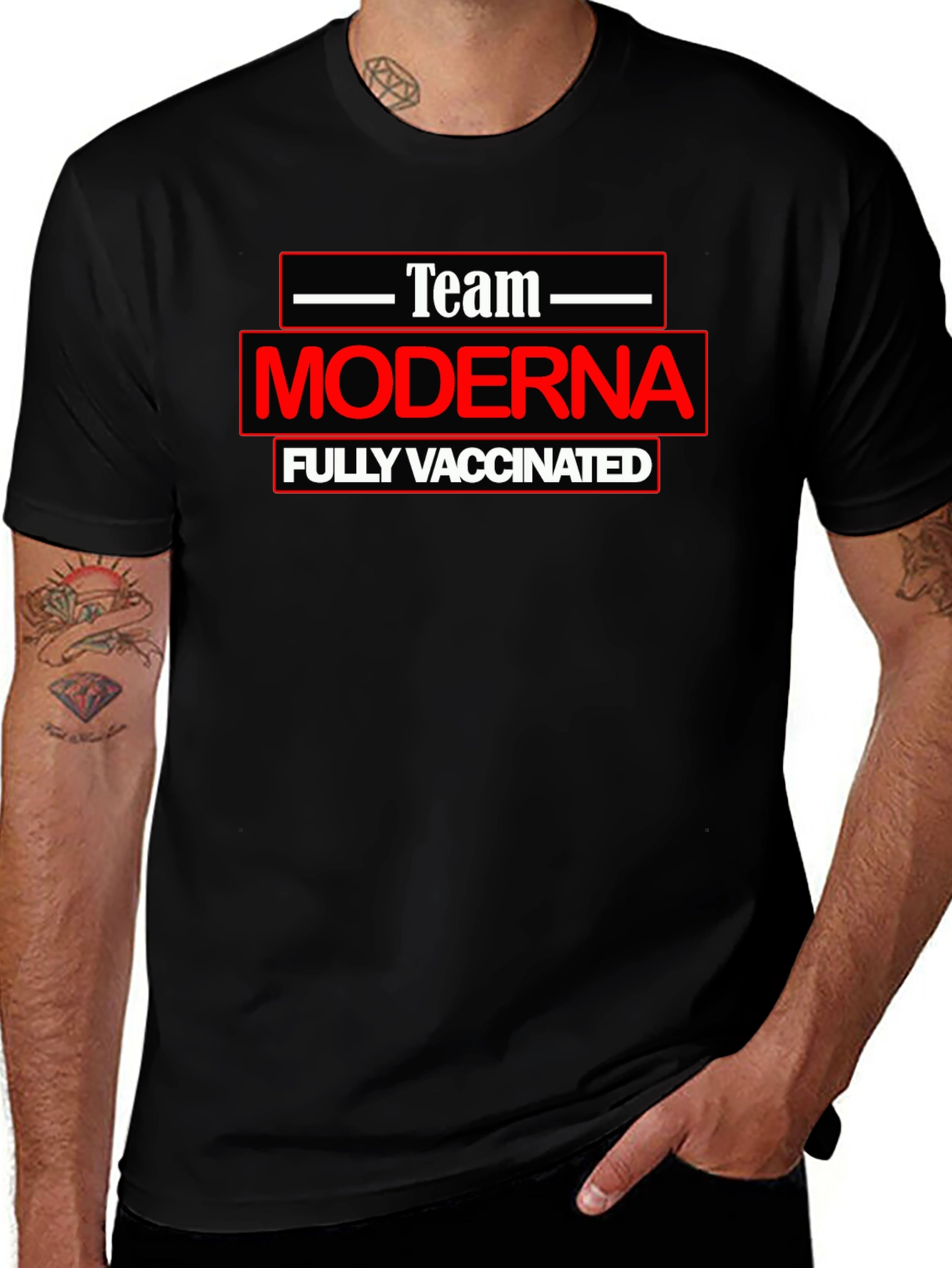 Team Moderna Fully Vaccinated T-Shirt