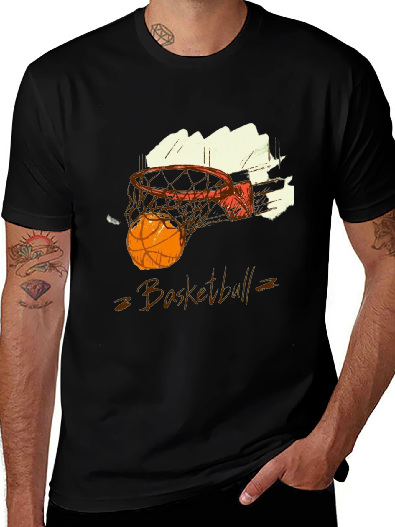 Variant 9 of Basketball Graphic Tee - Stylish Sportswear