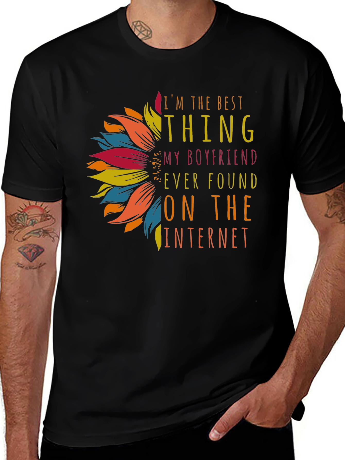 Variant 7 of Best Thing Boyfriend Found Internet T-Shirt