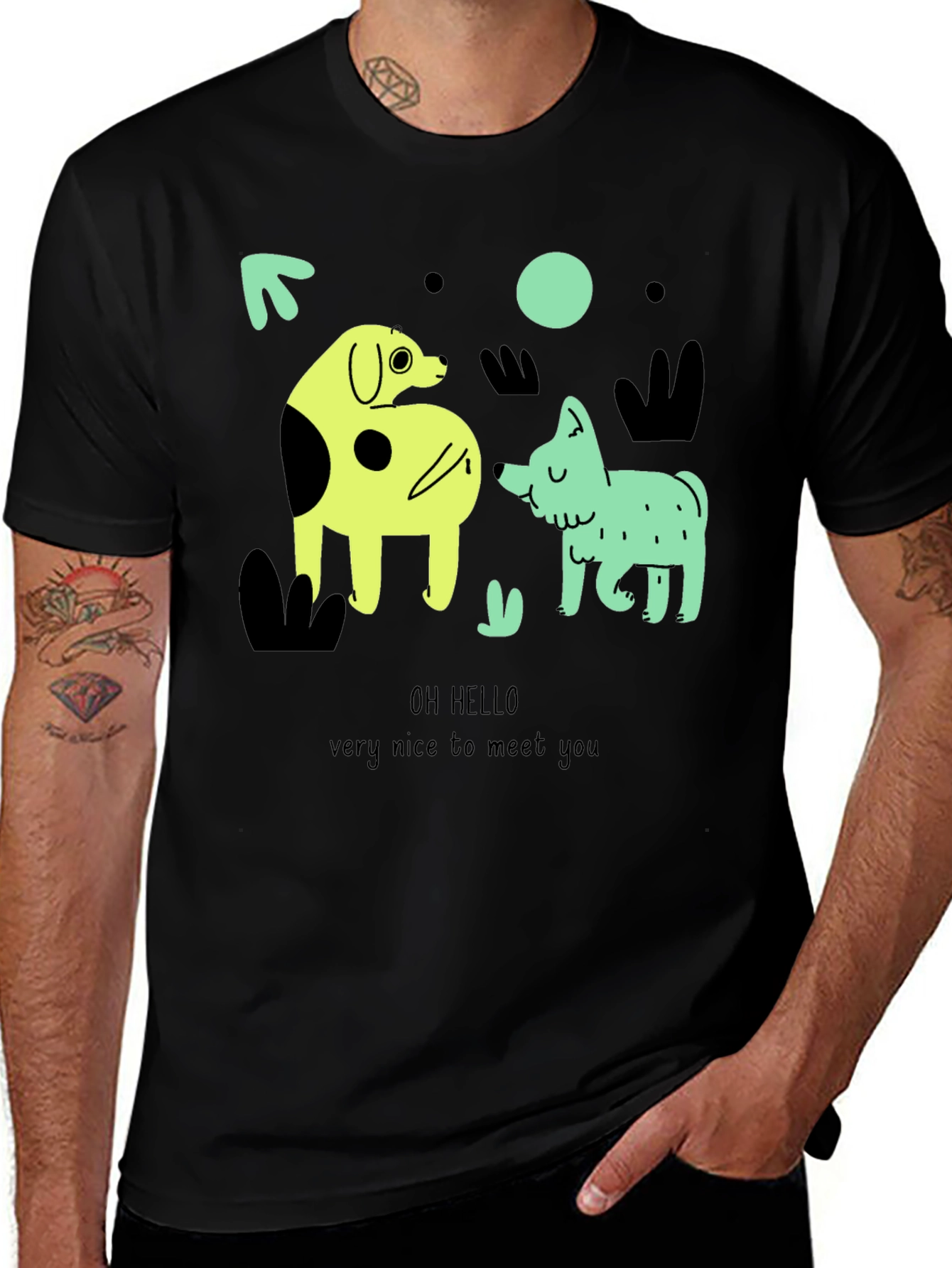 Variant 27 of Whimsical Dog Graphic Tee - Oh Hello!