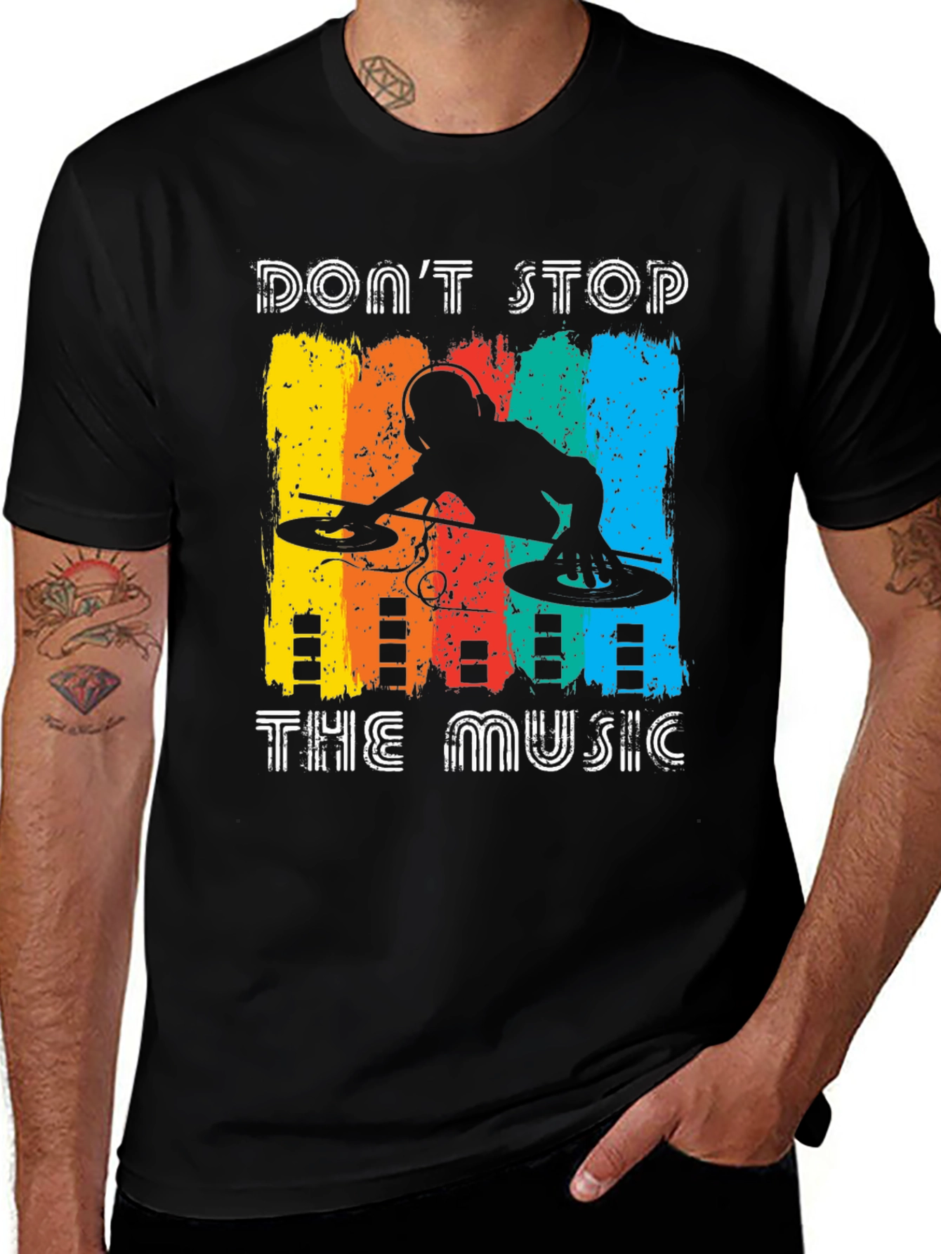 Variant 10 of Don't Stop The Music Graphic Tee