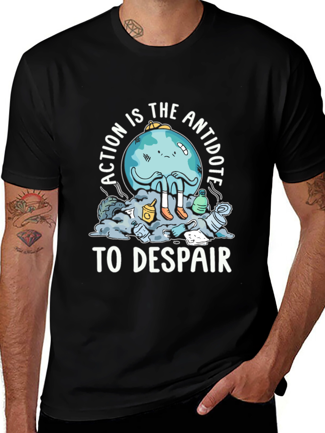 Earth Day T-Shirt: Action is the Antidote to Despair