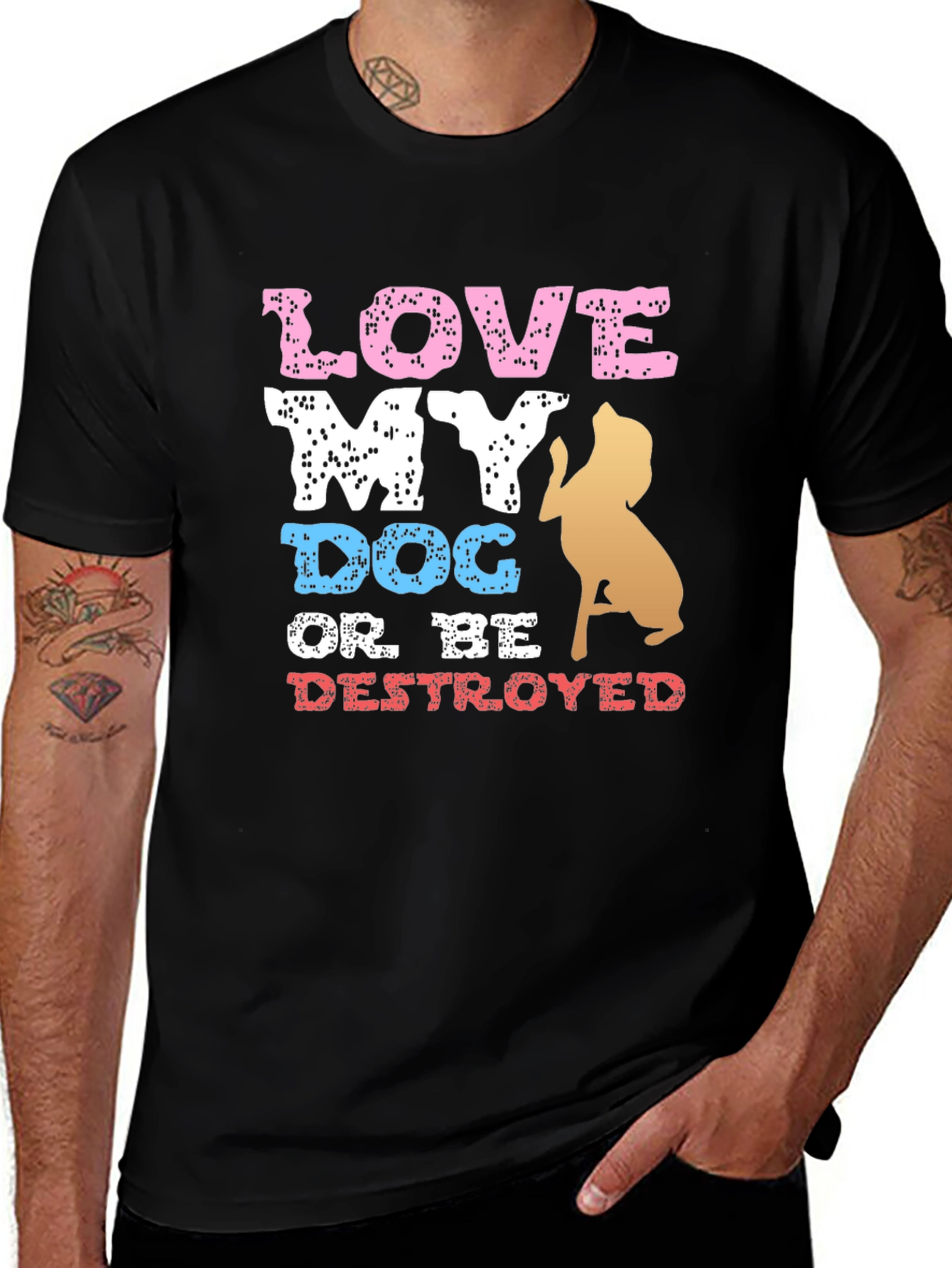 Variant 24 of Love My Dog T-Shirt