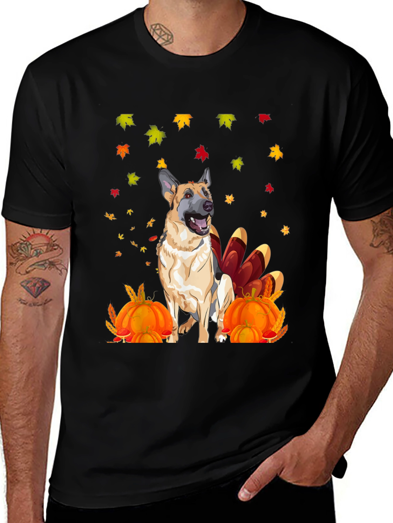 Variant 20 of Thanksgiving Dog T-Shirt