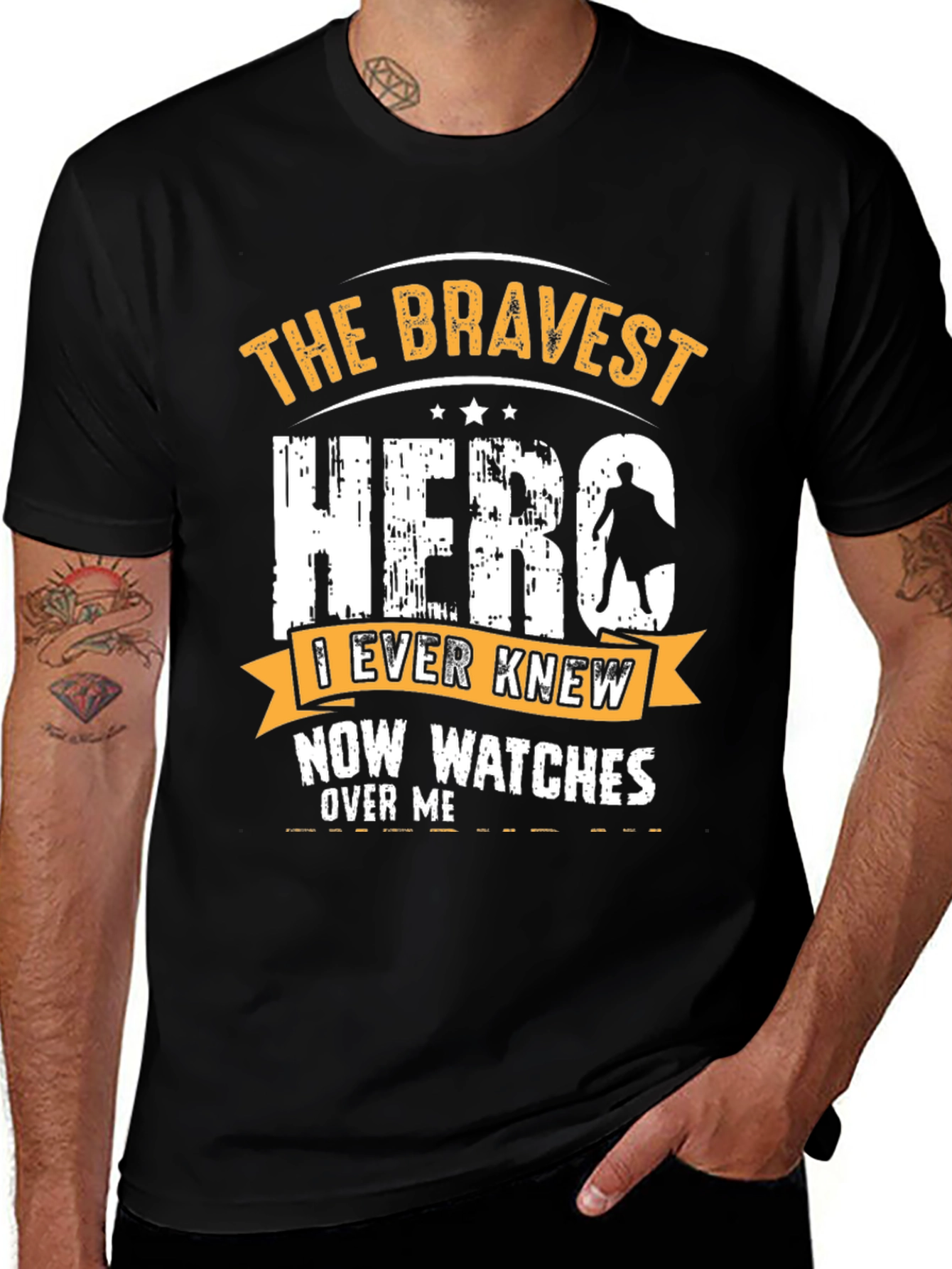 Variant 29 of The Bravest Hero Graphic T-Shirt