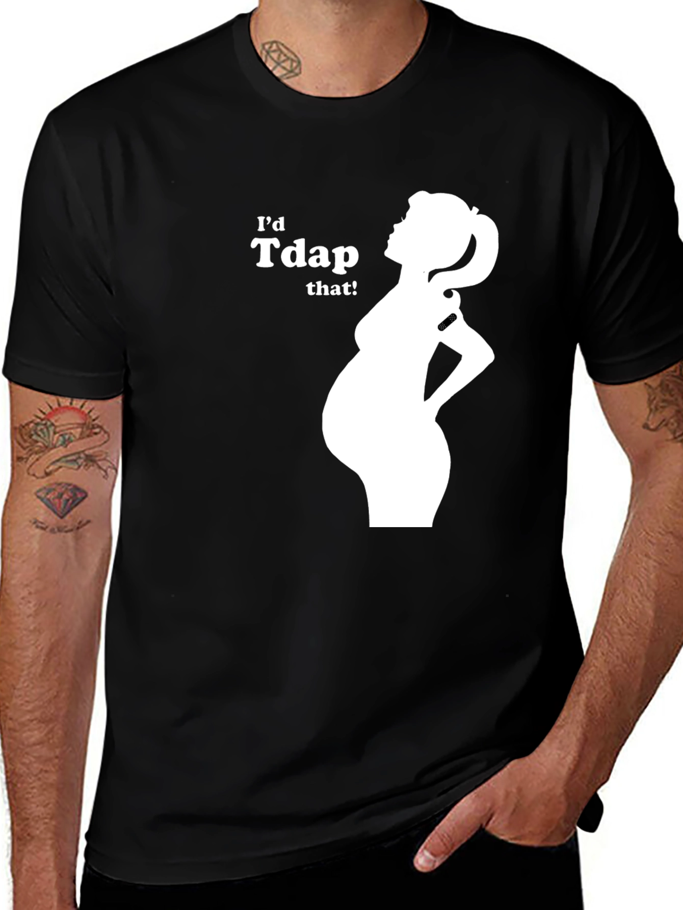 Variant 10 of Funny Tdap Pregnant Woman T-Shirt