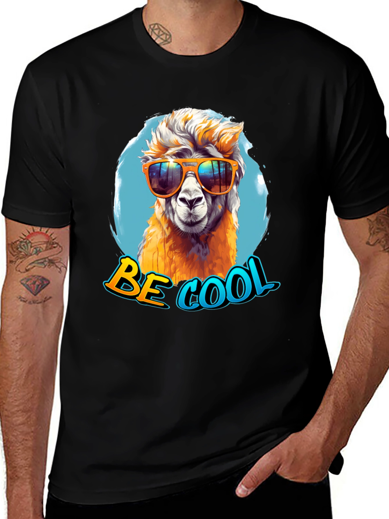 Variant 9 of Cool Alpaca Graphic Tee - Funny & Stylish