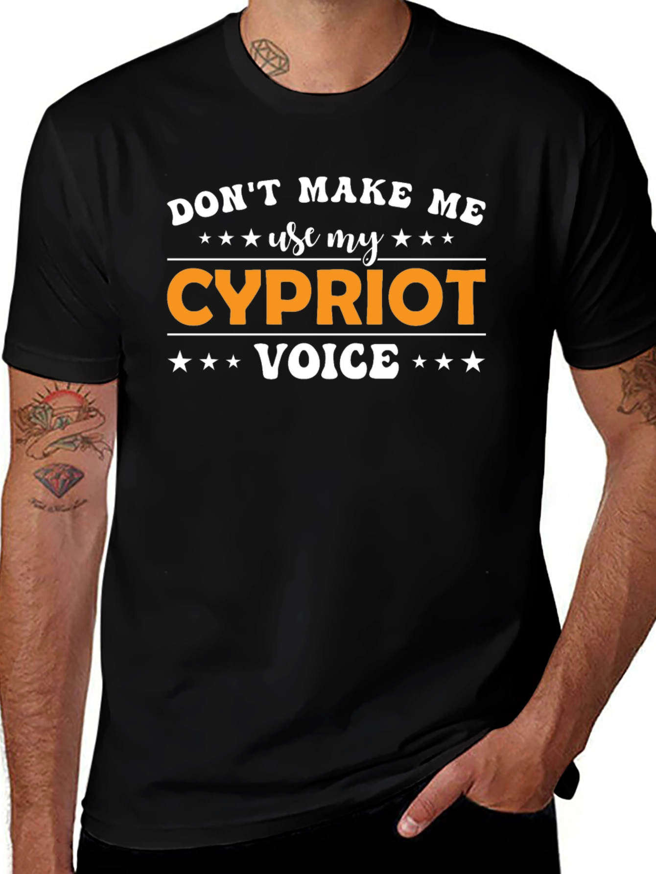 Cypriot Voice T-Shirt - Don't Make Me Use It!