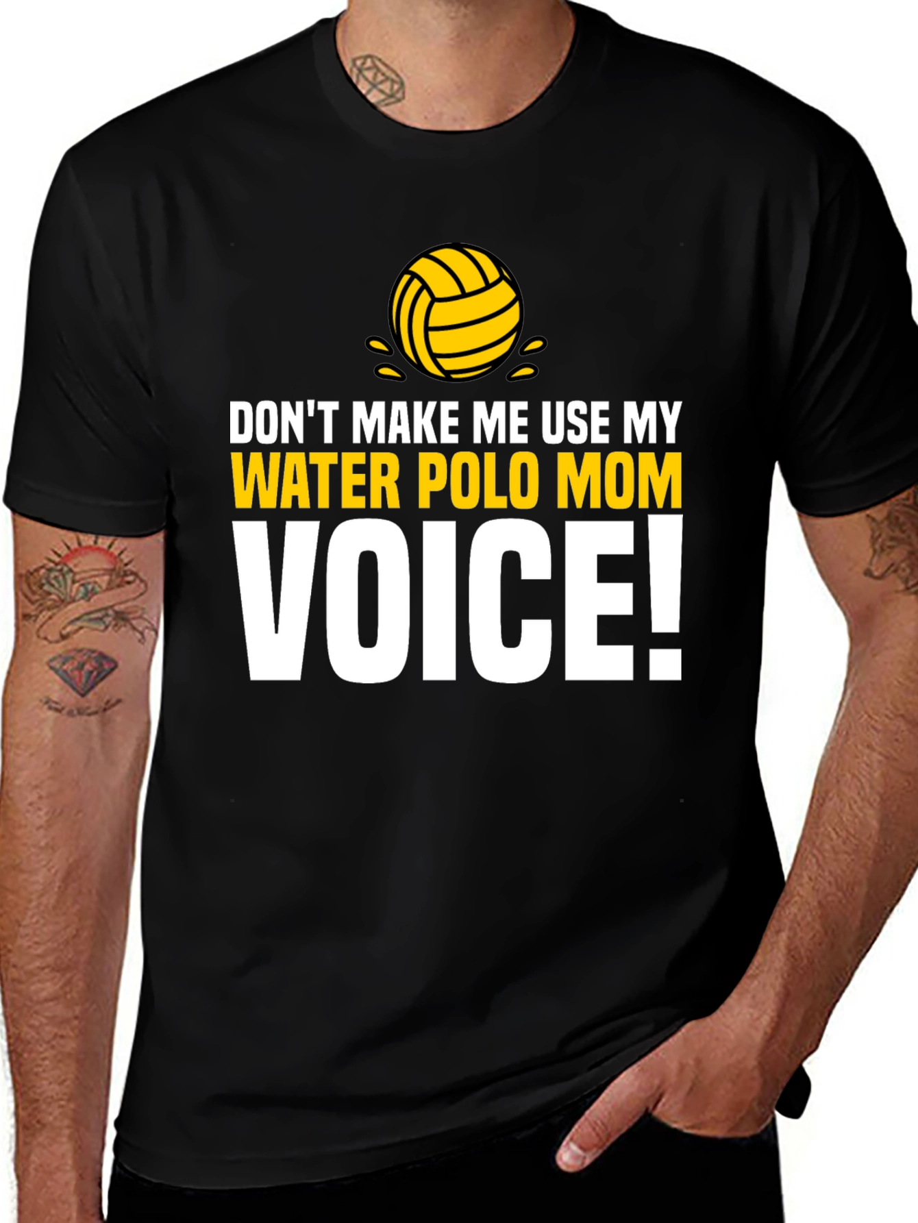 Variant 10 of Water Polo Mom Voice T-Shirt