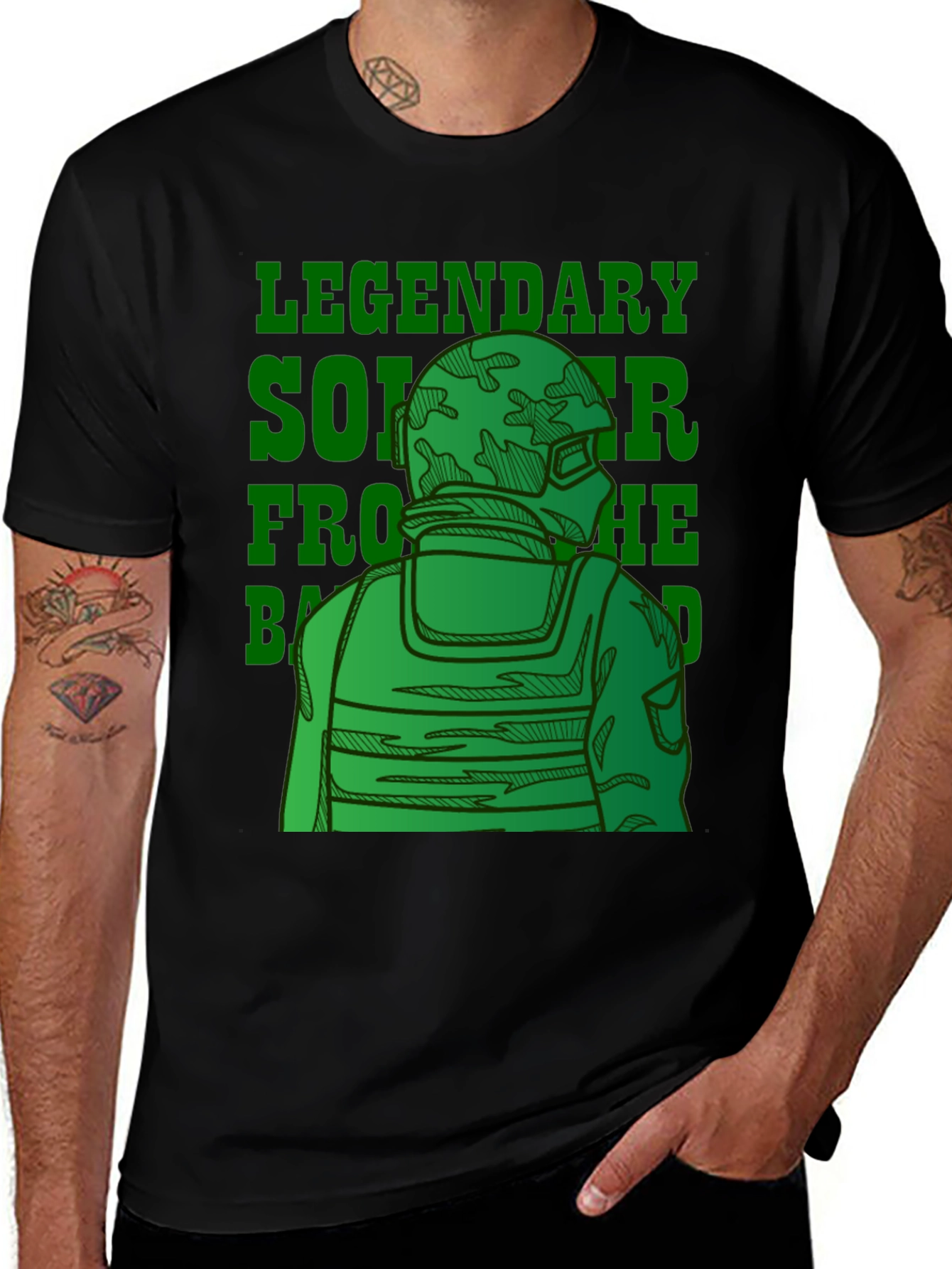 Variant 24 of Legendary Soldier Graphic T-Shirt